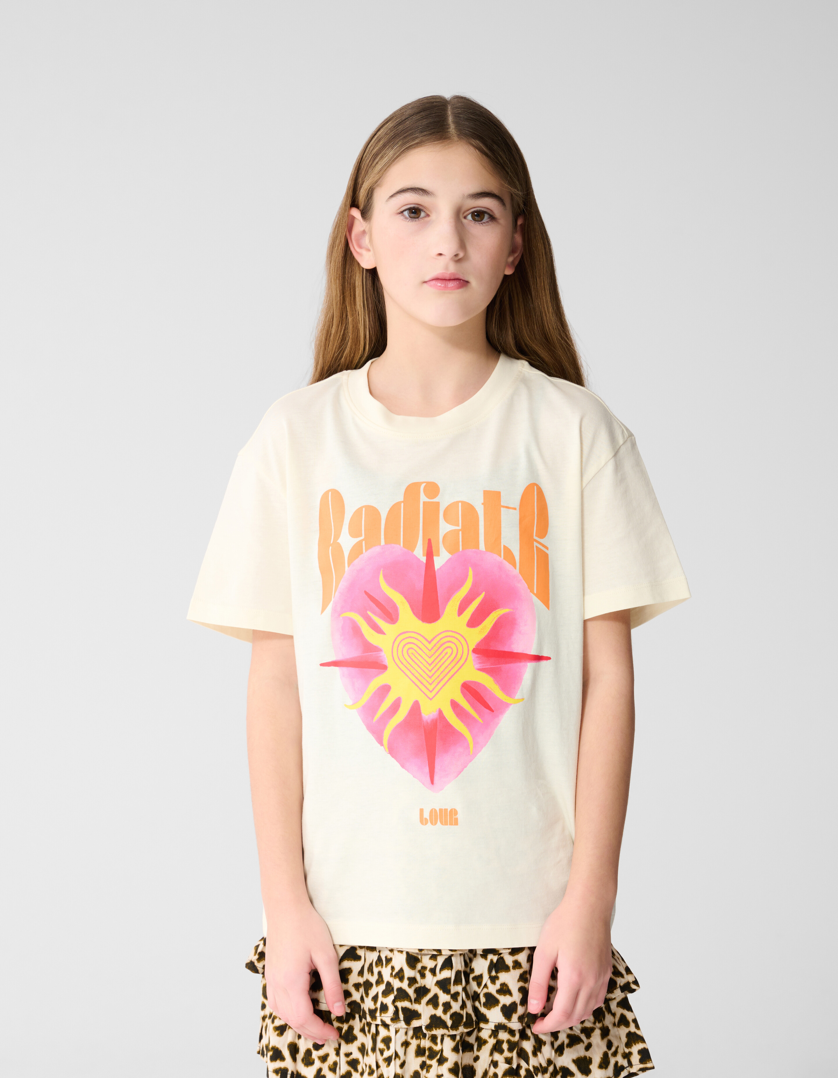 Radiate Artwork T-shirt Wit SHOEBY GIRLS