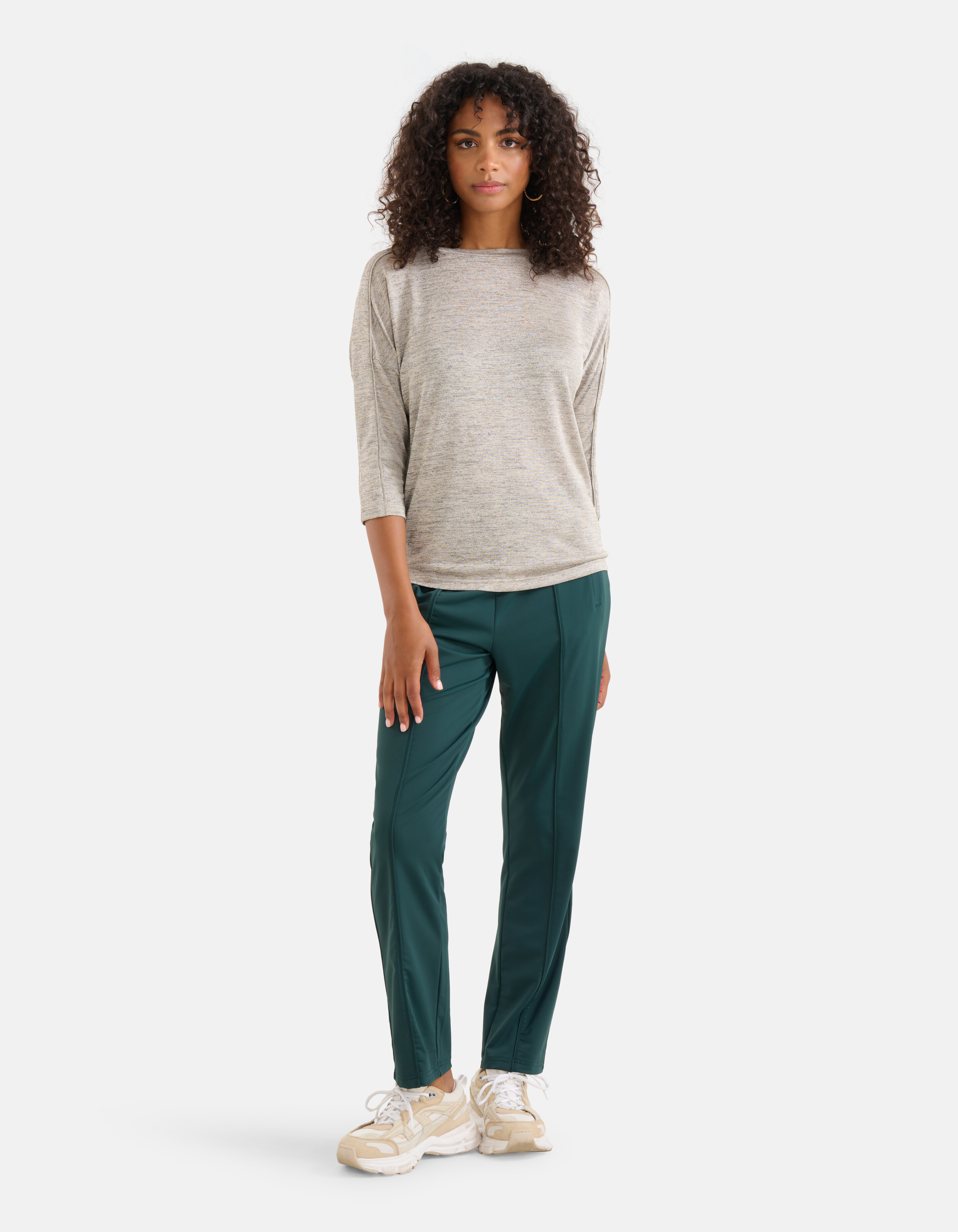 Structuur Top Lichtgrijs SHOEBY WOMEN