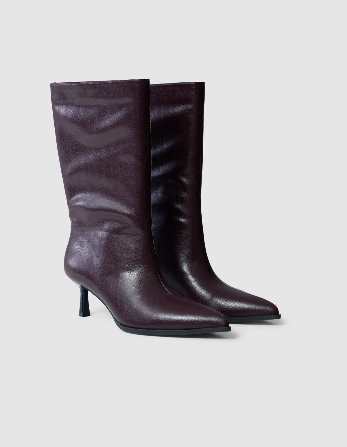 Hoge Laarzen Donkerrood SHOEBY SHOES