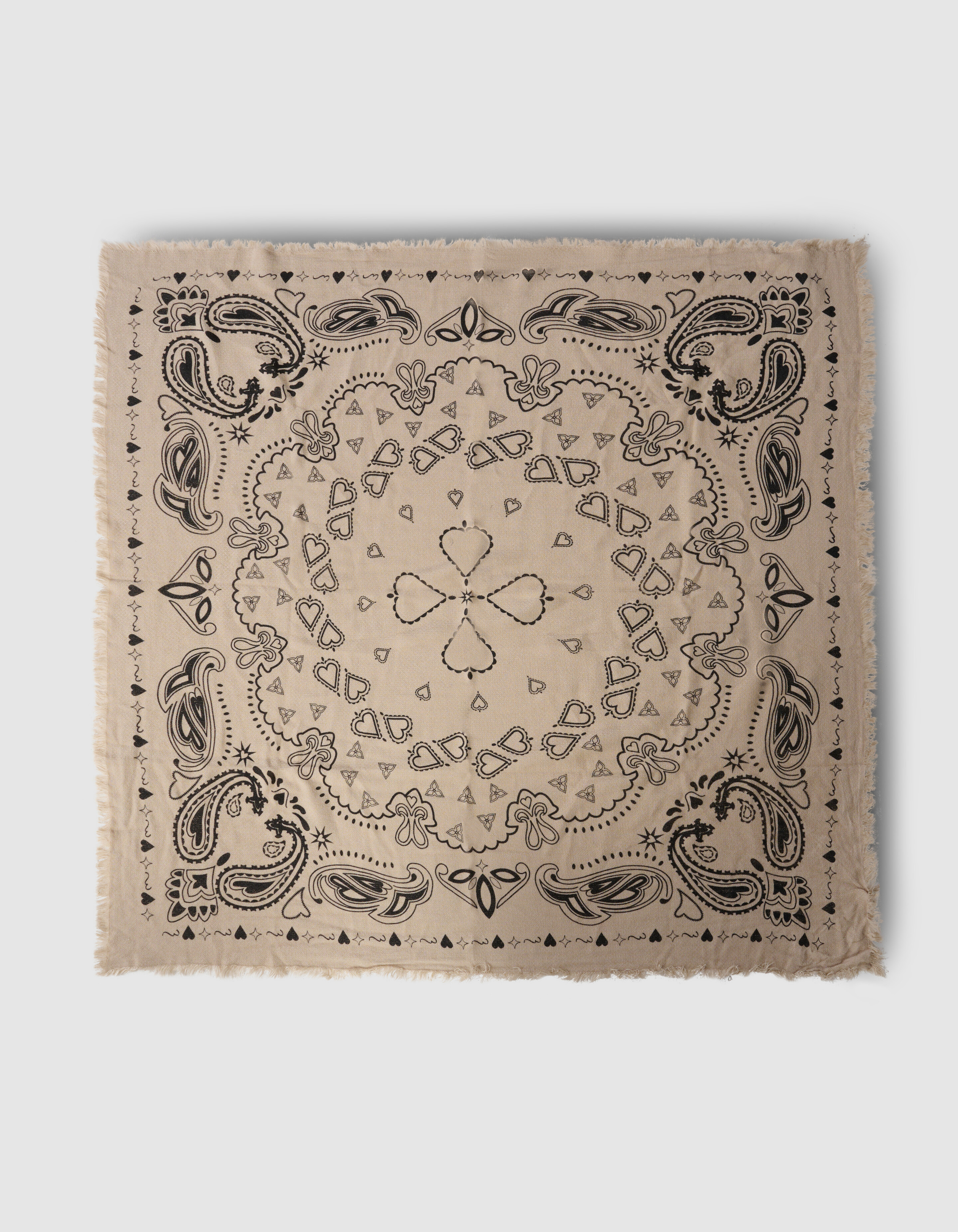 Paisley Sjaal Beige SHOEBY ACCESSOIRES