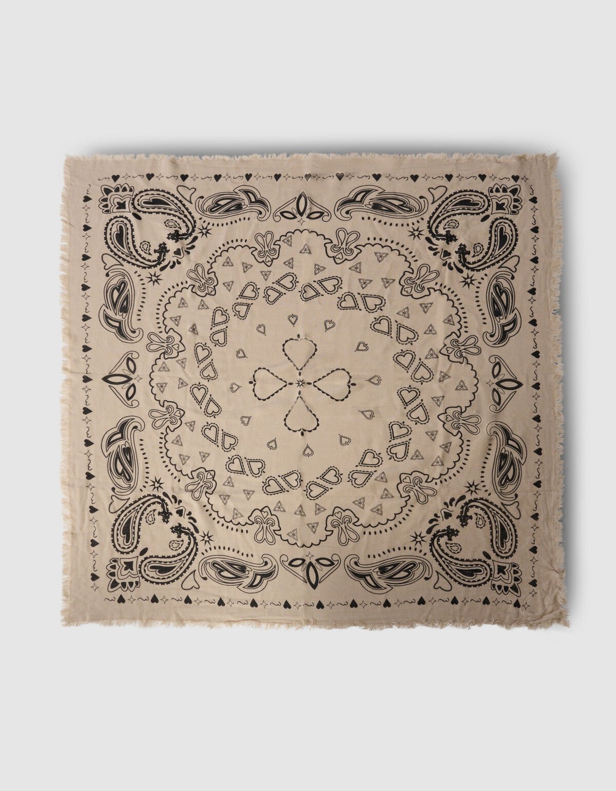 Paisley Sjaal Beige SHOEBY ACCESSOIRES