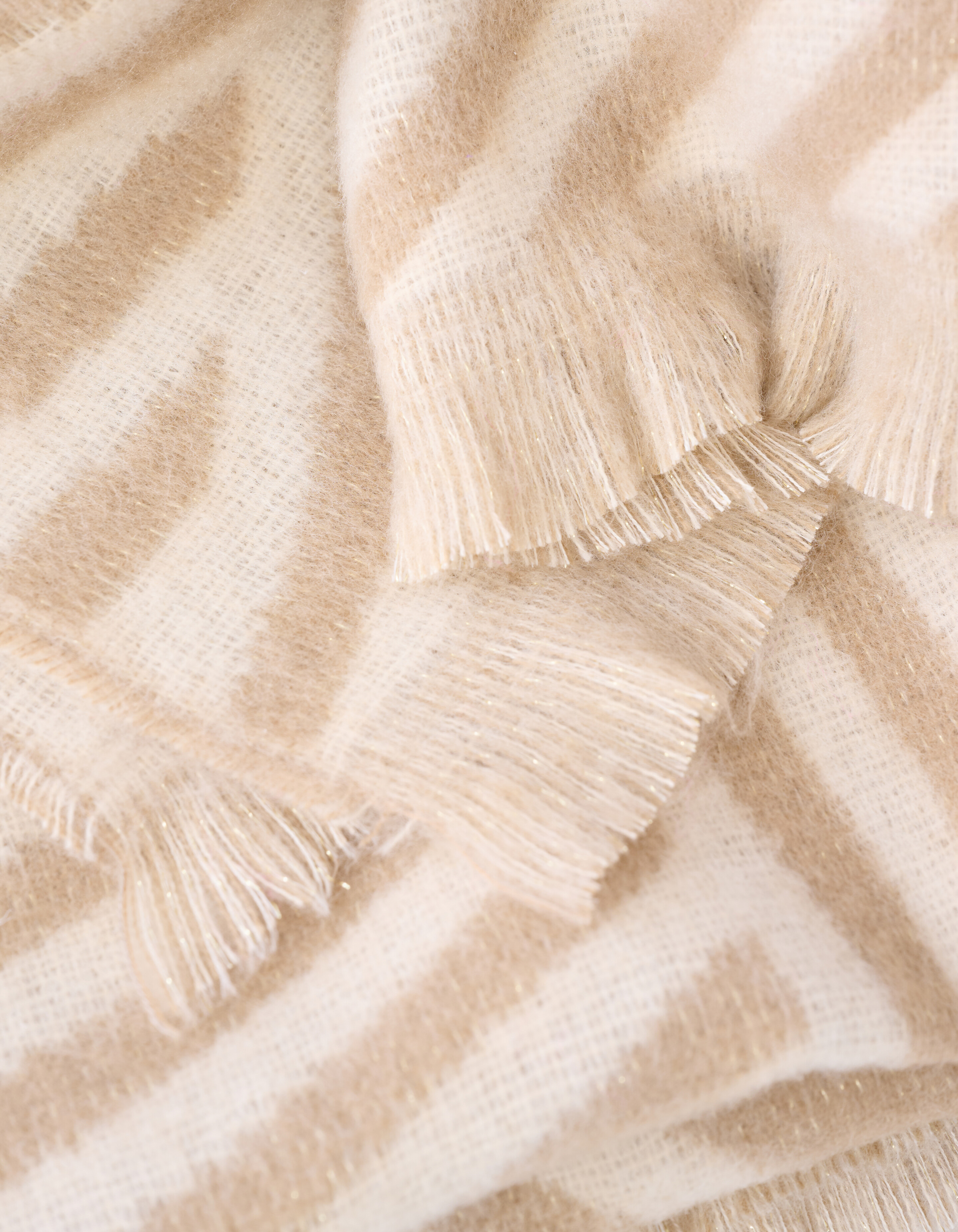 Lurex Sjaal Beige SHOEBY ACCESSOIRES