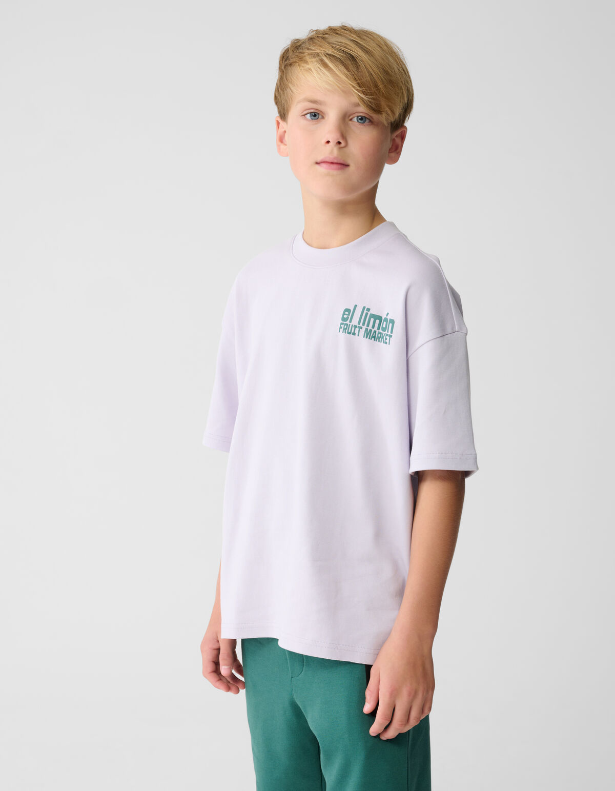 Limon Artwork T-shirt Wit SHOEBY BOYS