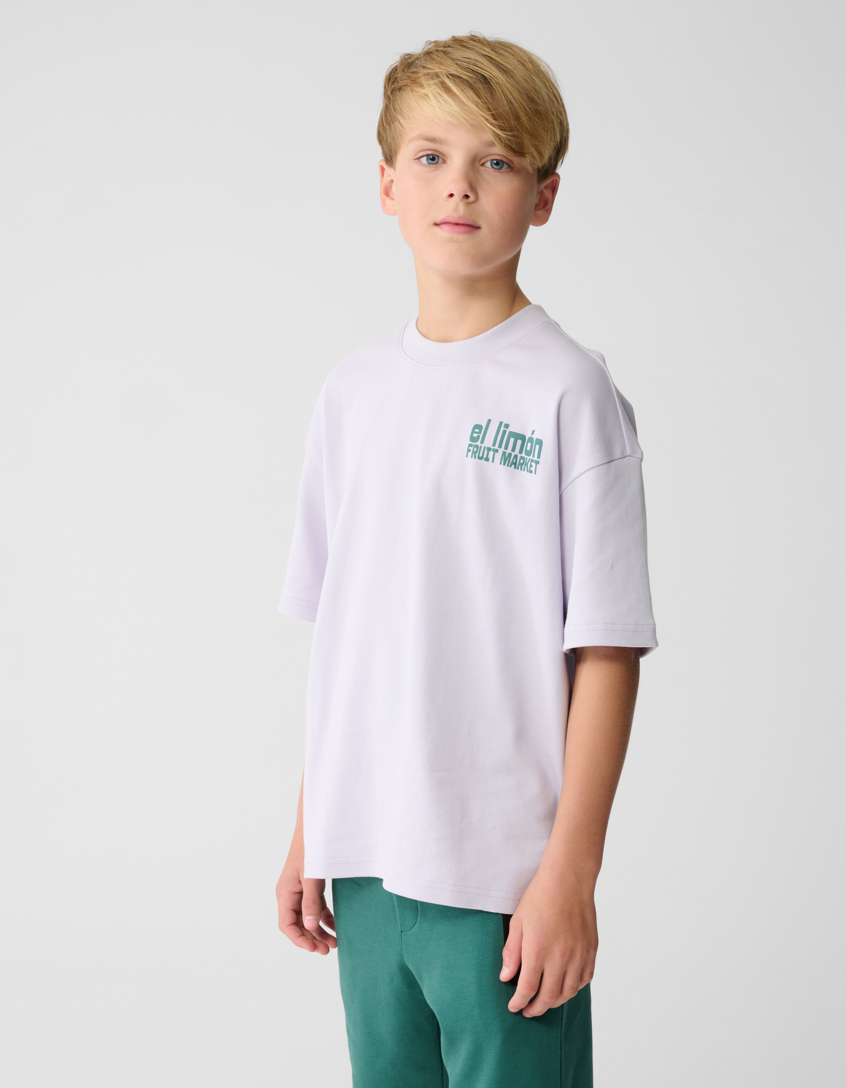 Limon Artwork T-shirt Wit SHOEBY BOYS