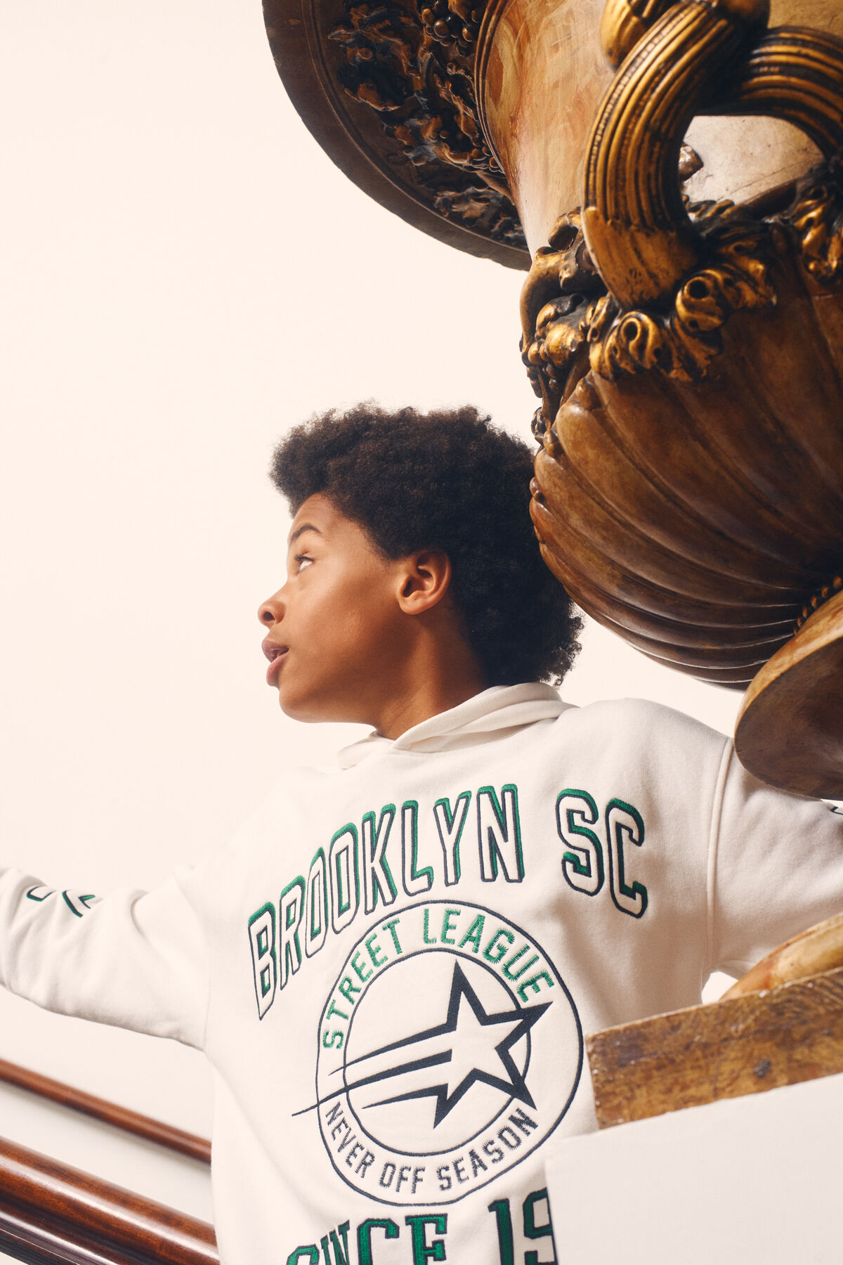 Brooklyn Oversized Hoodie Wit SHOEBY BOYS