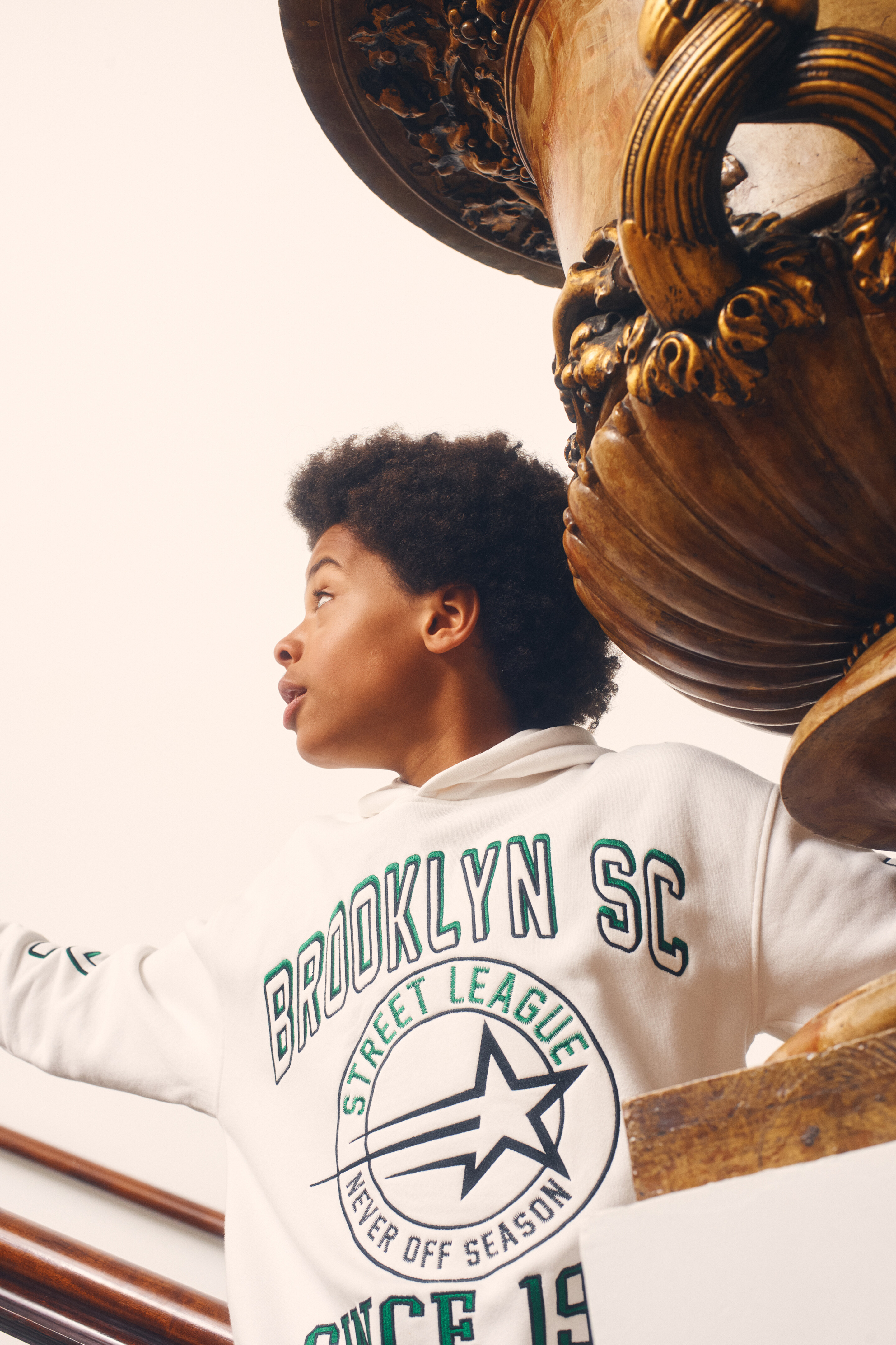 Brooklyn Oversized Hoodie Wit SHOEBY BOYS