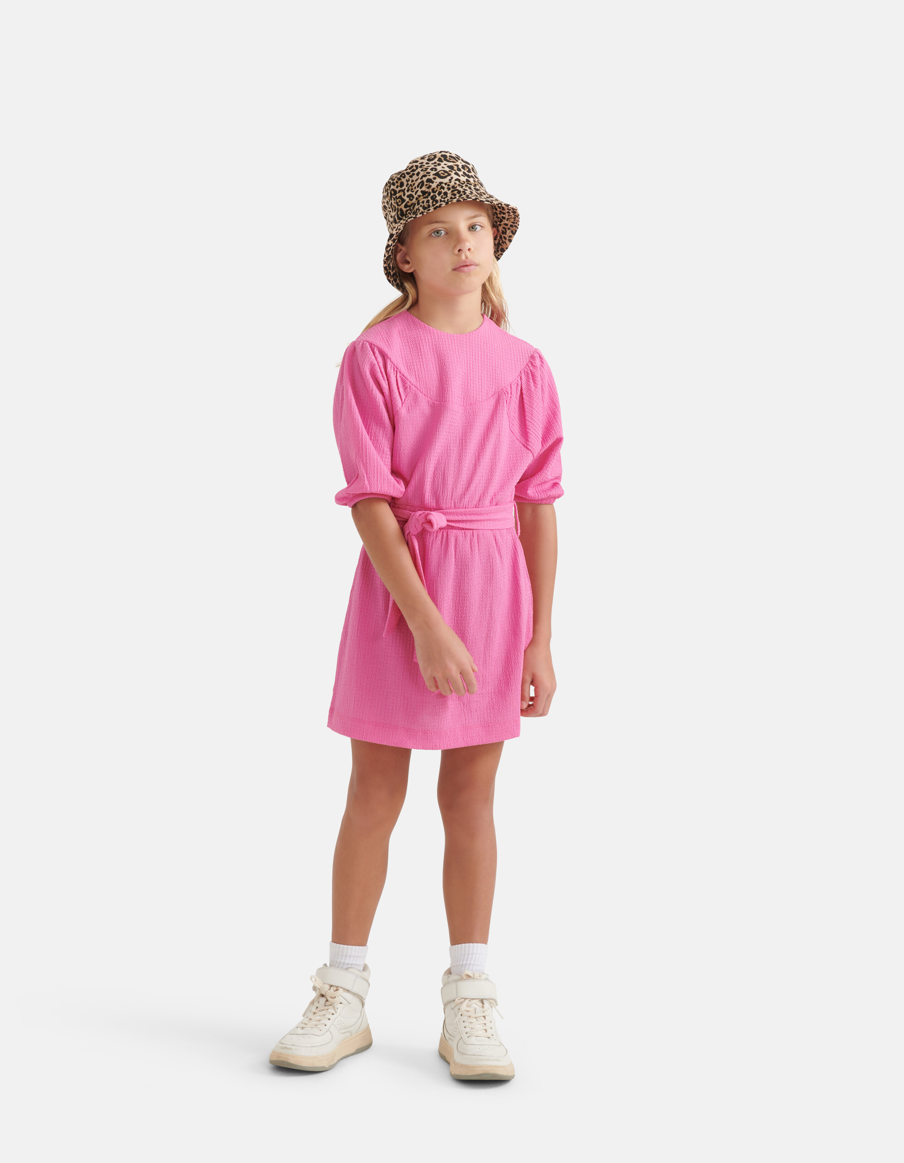 Crinkle Jurk Roze SHOEBY GIRLS