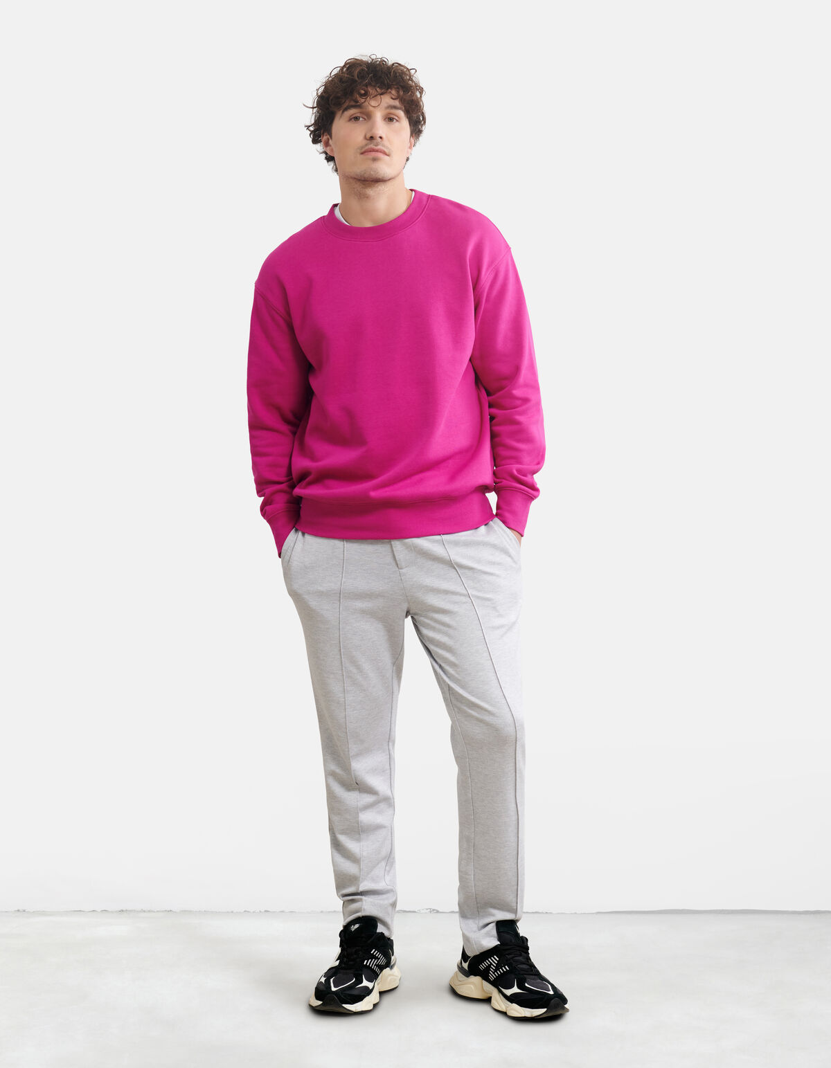 Sweater Donkerroze SHOEBY MEN