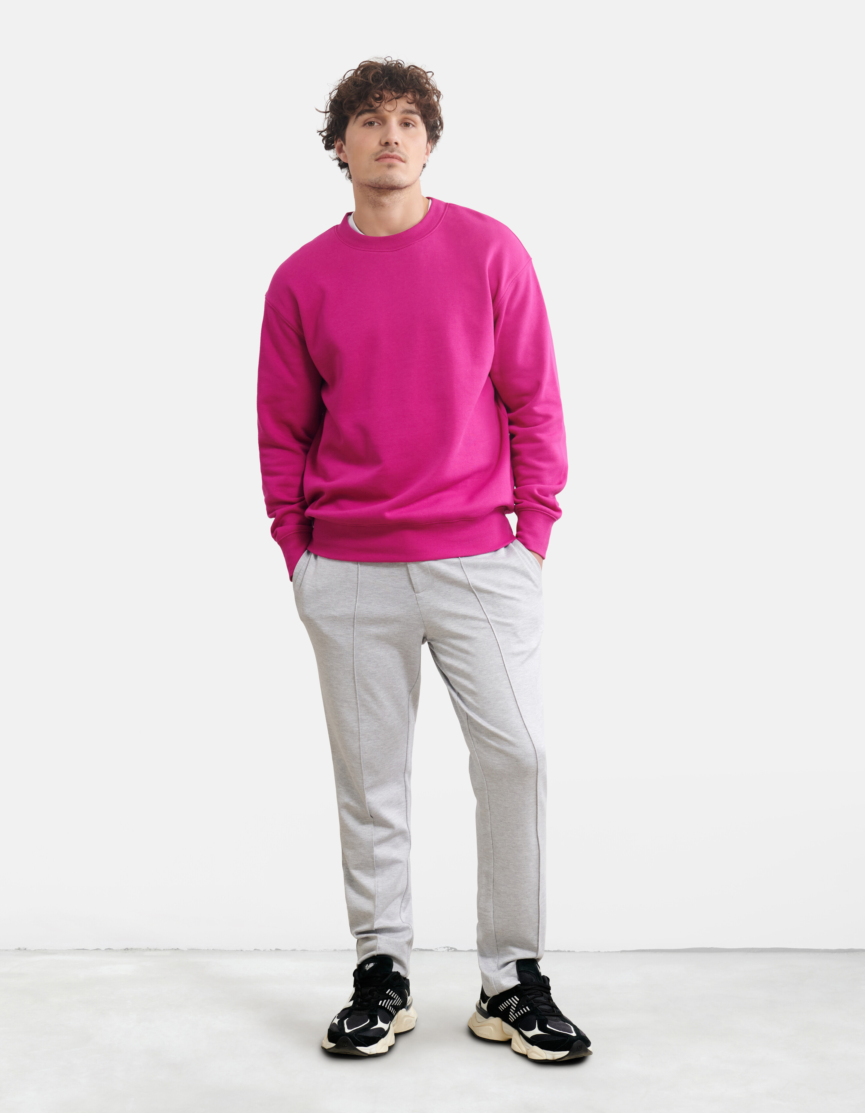 Sweater Donkerroze SHOEBY MEN