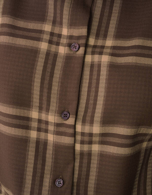 Oversized Ruiten Blouse Bruin By Monica SHOEBY WOMEN