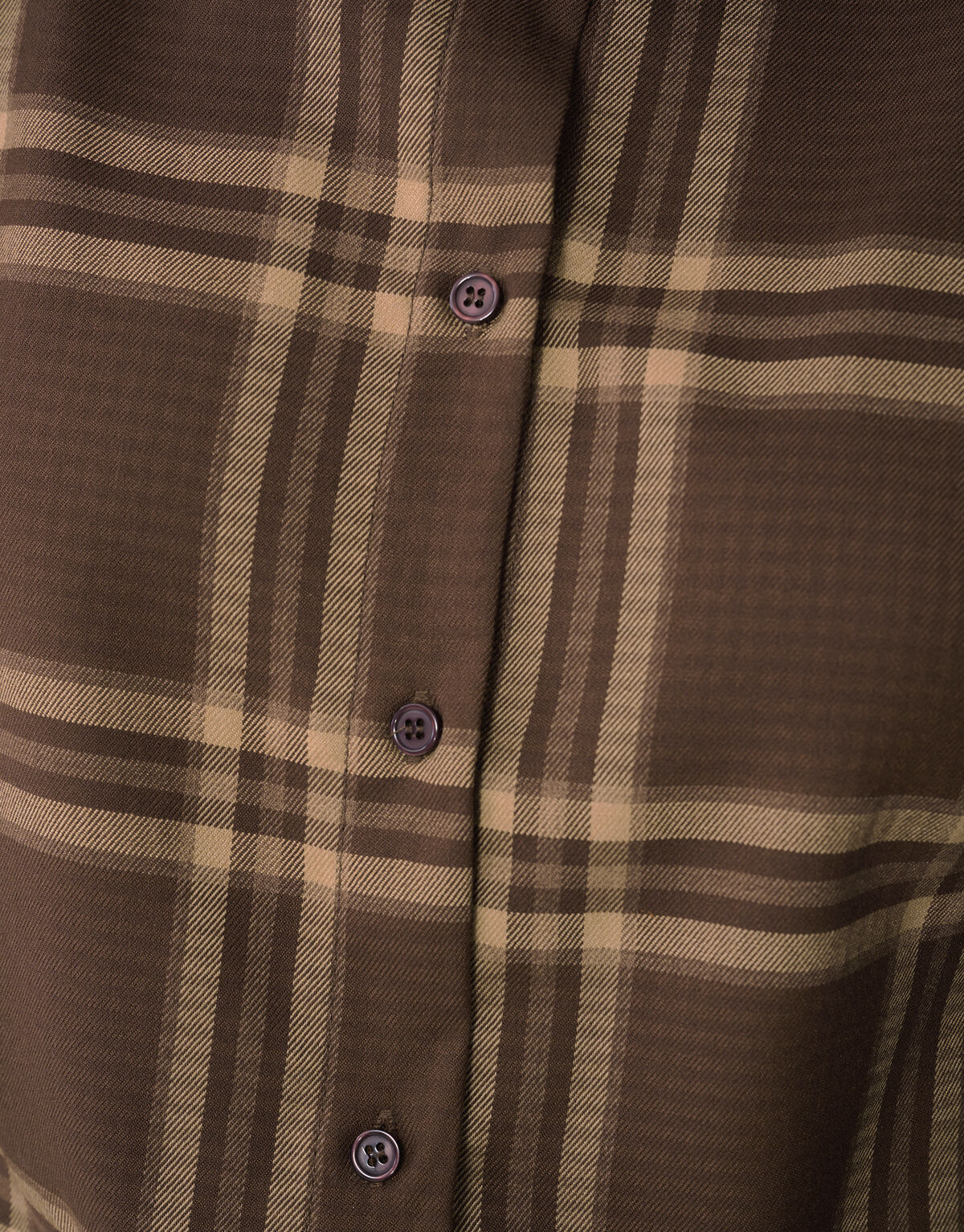 Oversized Ruiten Blouse Bruin By Monica SHOEBY WOMEN