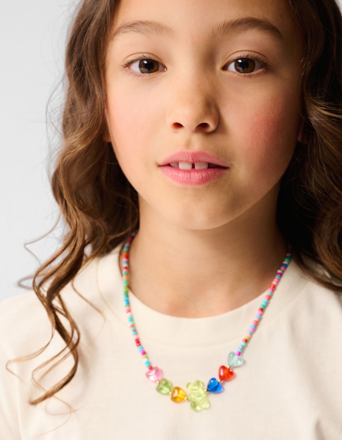 La Mer Artwork T-shirt Gebroken Wit SHOEBY GIRLS