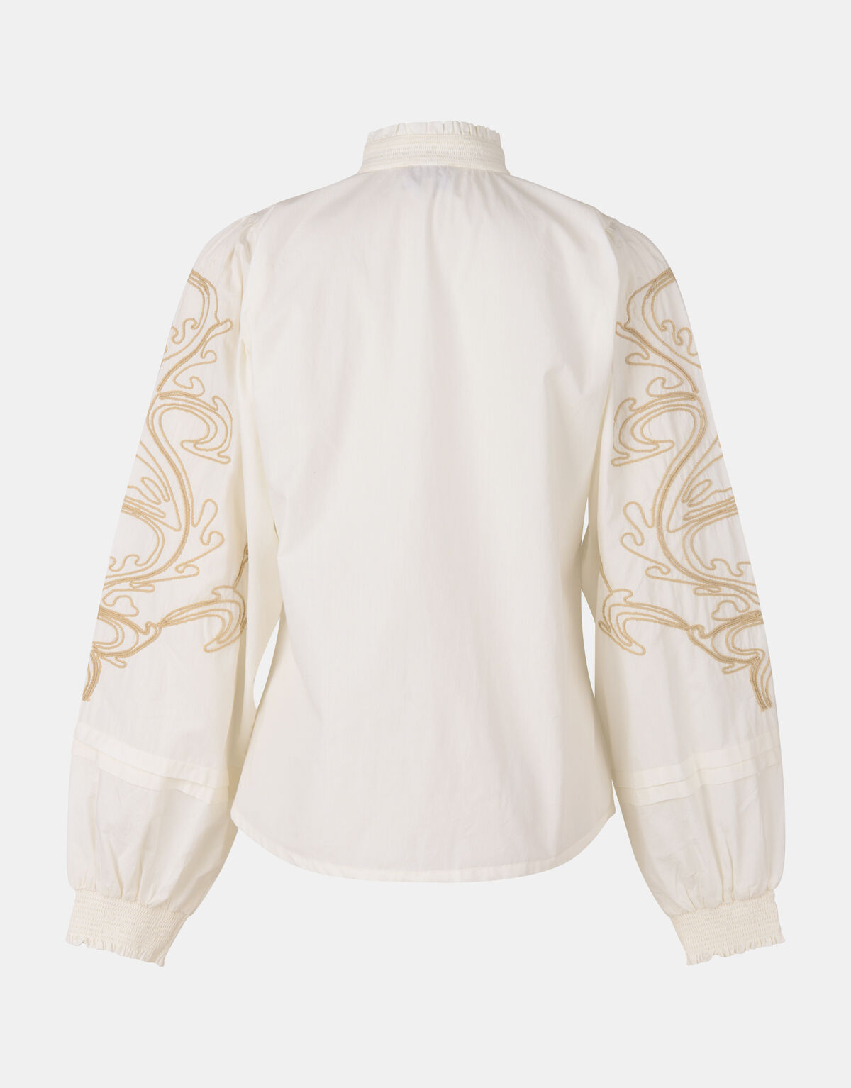 Embroidery Blouse Wit SHOEBY WOMEN