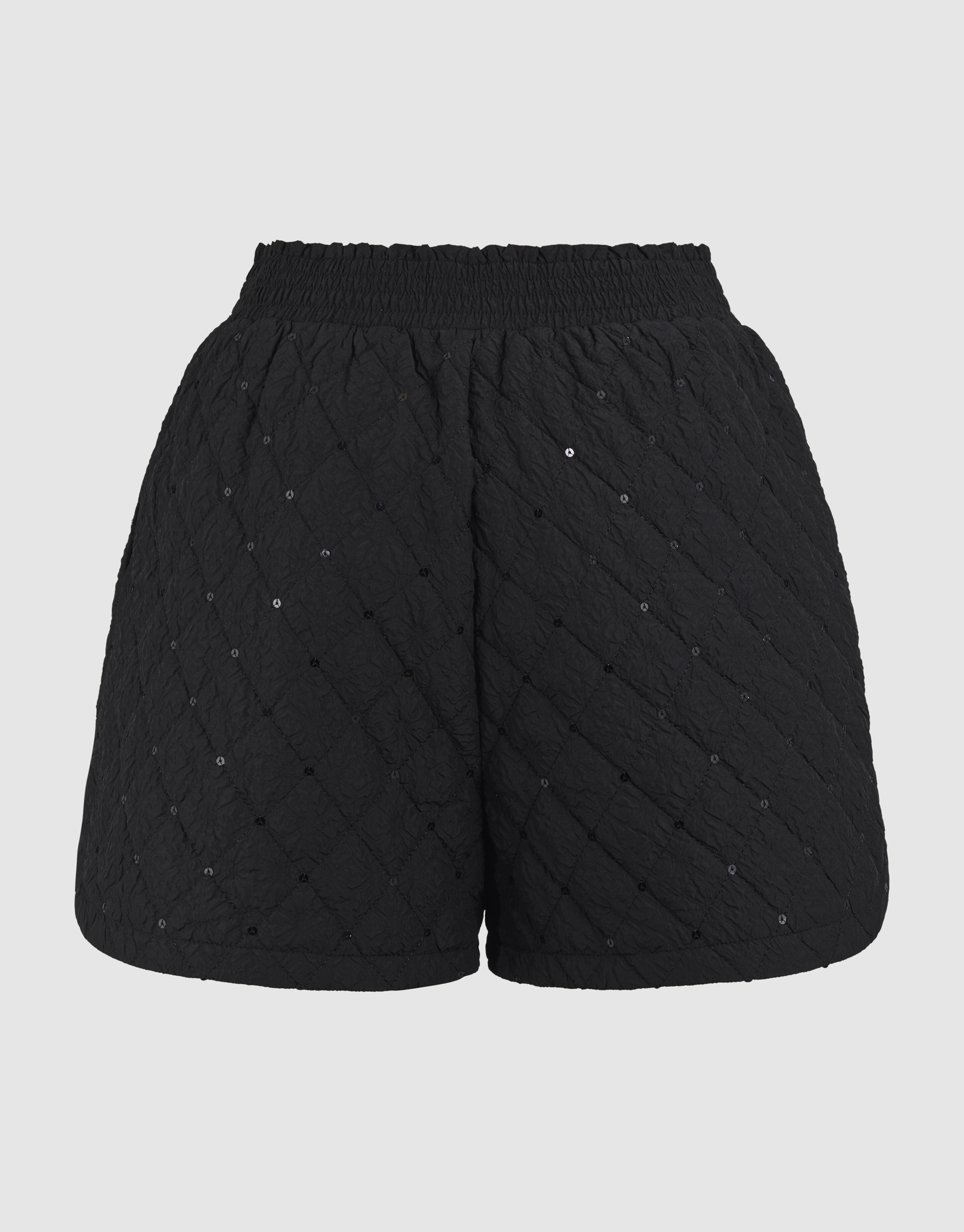 Quilted Embellished Short Zwart SHOEBY WOMEN