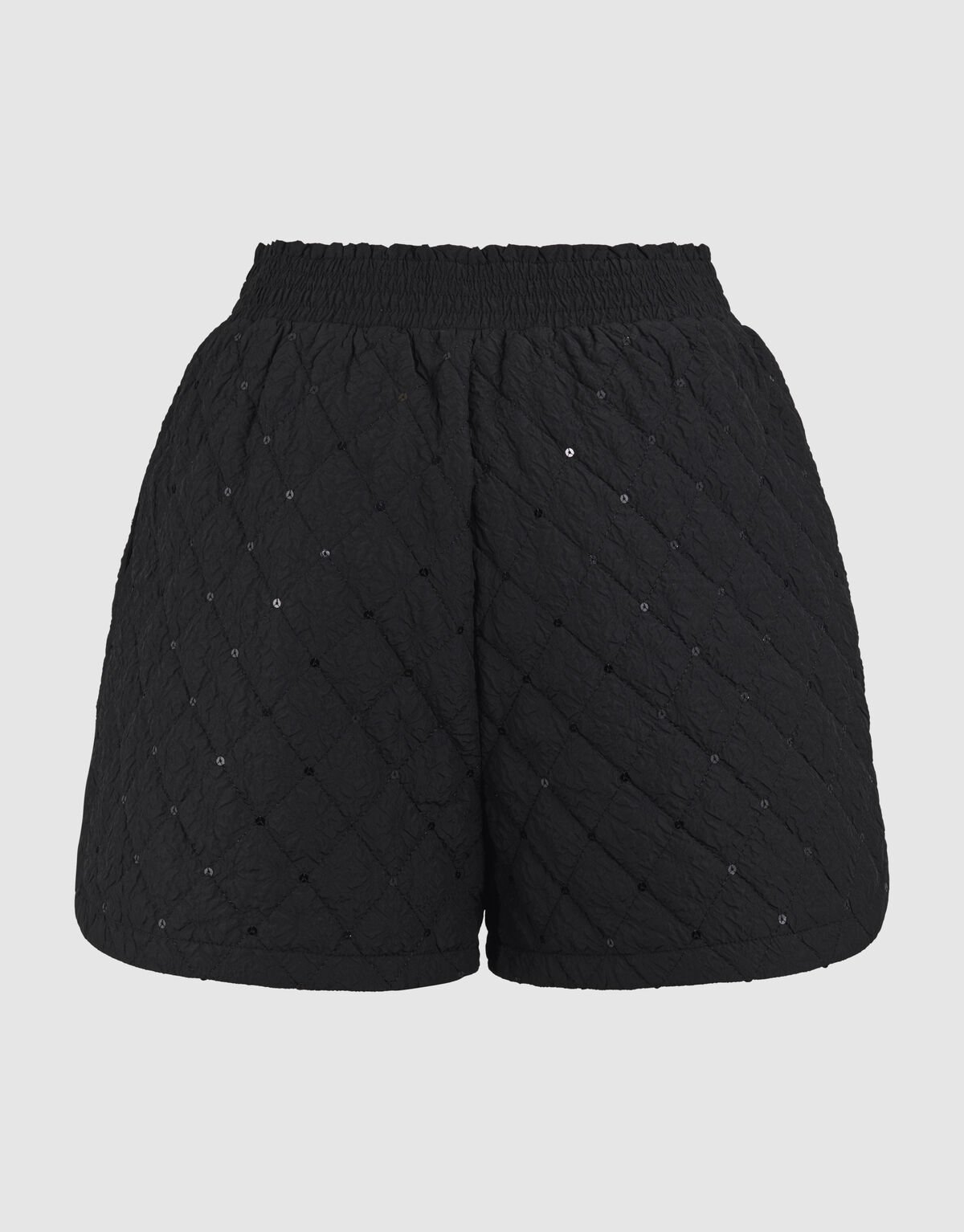 Quilted Embellished Short Zwart SHOEBY WOMEN