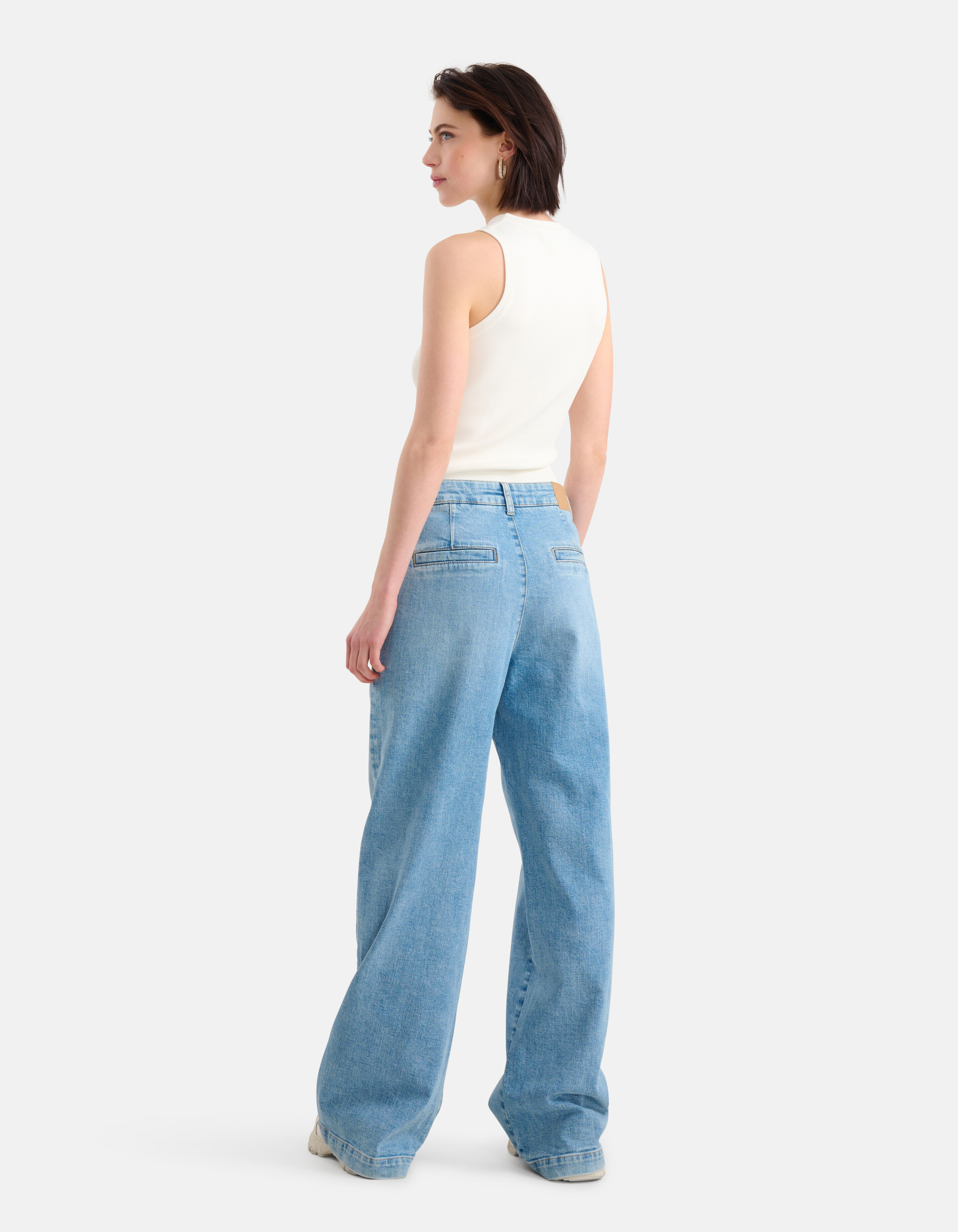Halter Top Gebroken Wit SHOEBY WOMEN