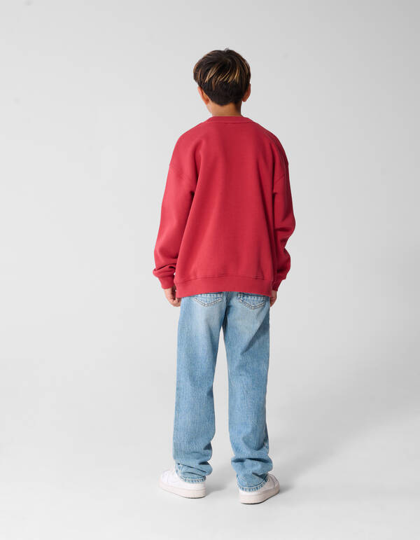 Logo Sweater Rood SHOEBY BOYS