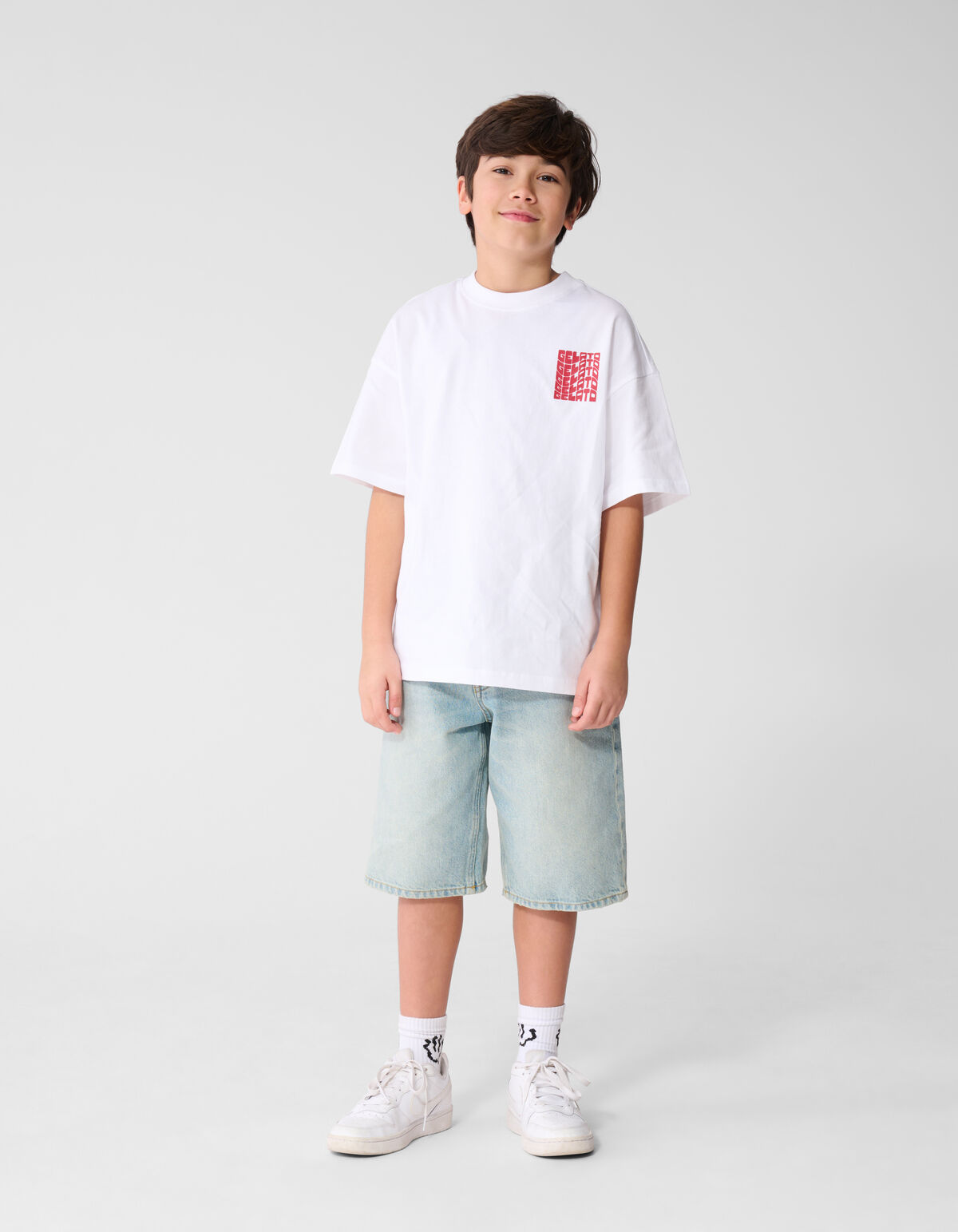 Gelato Artwork T-shirt Wit SHOEBY BOYS