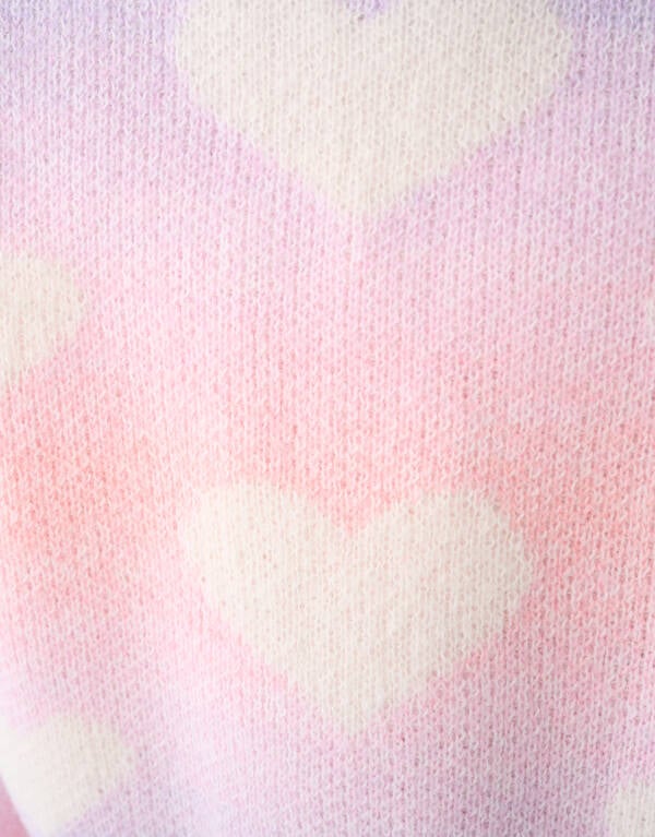 Heart Gebreide Trui Roze SHOEBY GIRLS