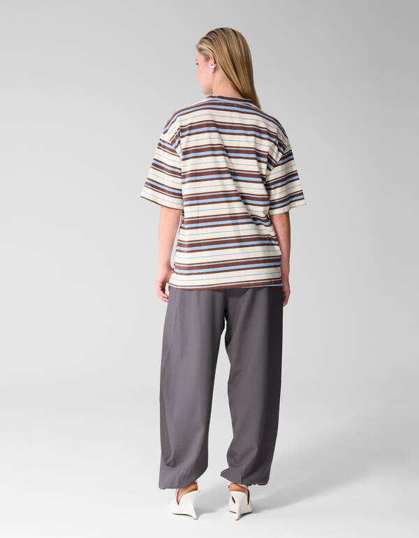 Pleat Balloon Fit Broek Grijs SHOEBY WOMEN
