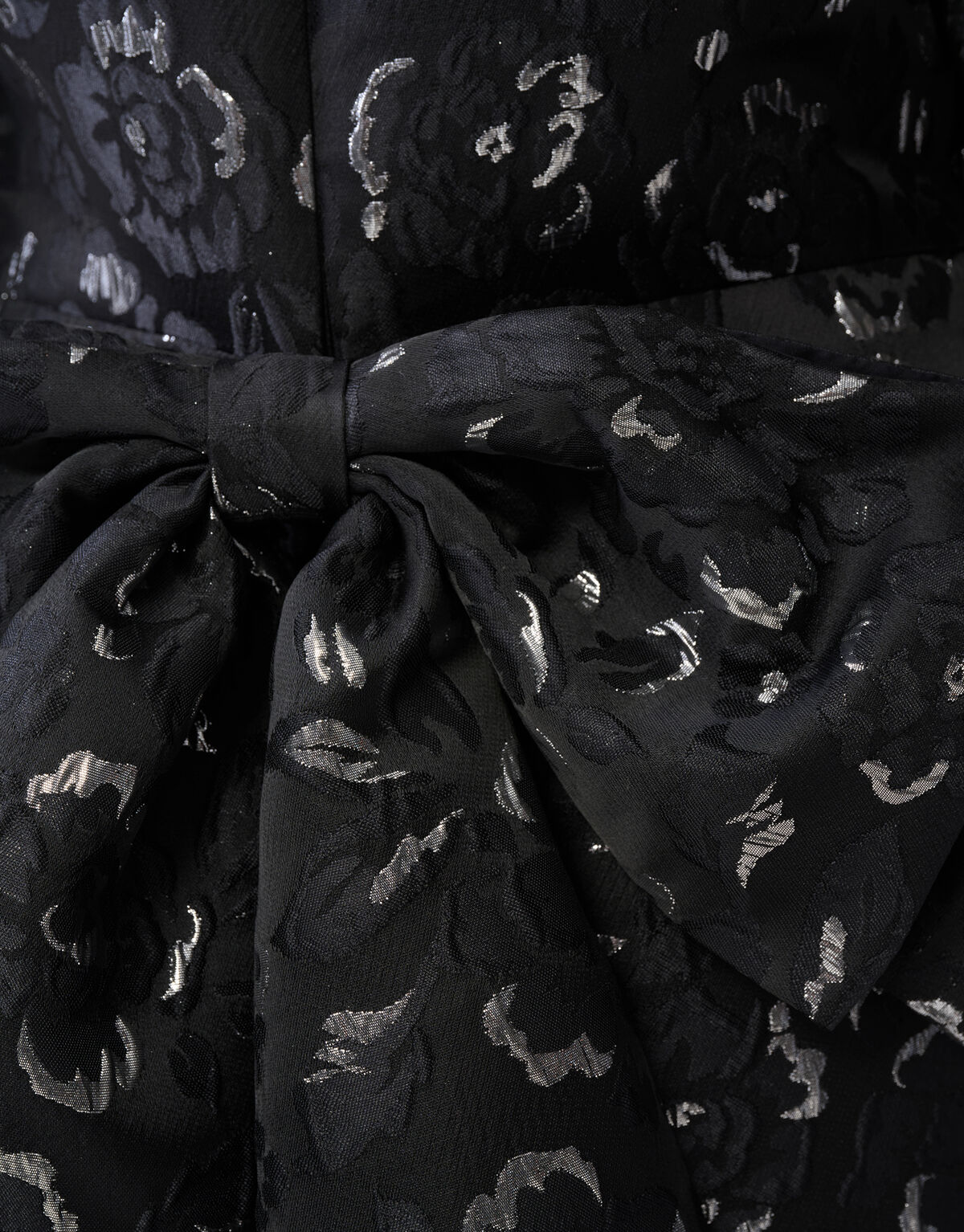 Jacquard Strik Mini Jurk Zwart SHOEBY WOMEN