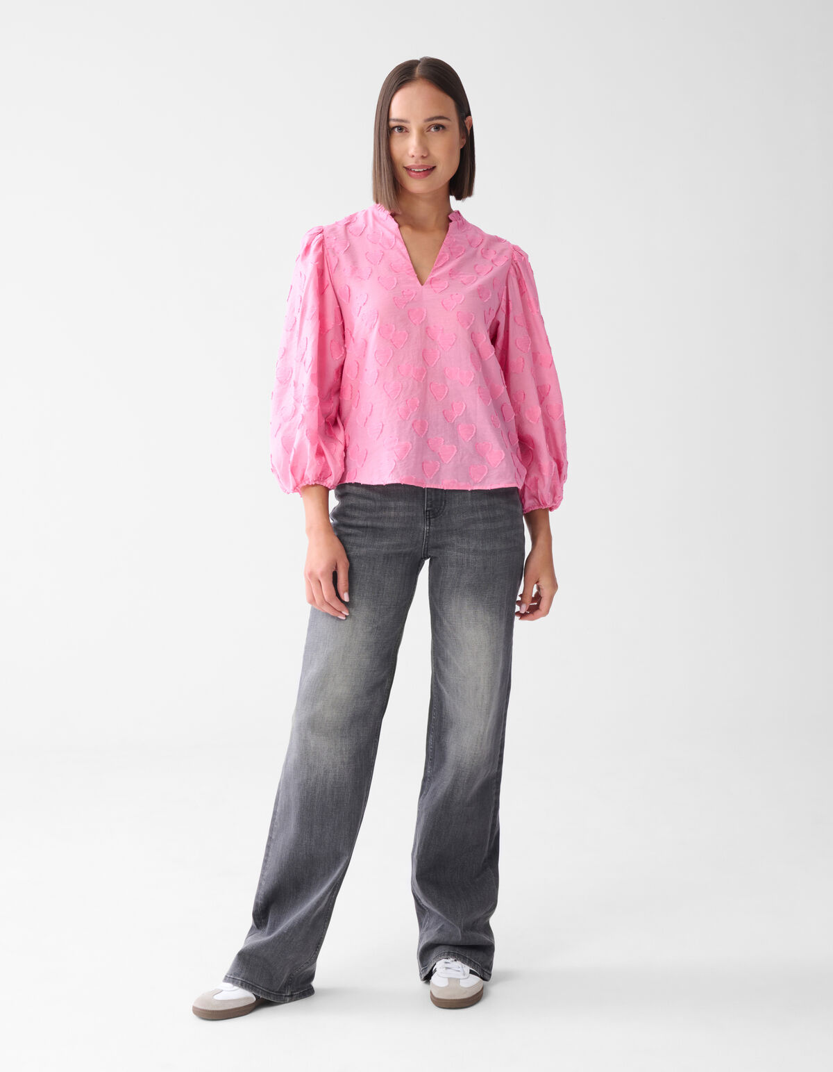 Heart Blouse Roze SHOEBY WOMEN