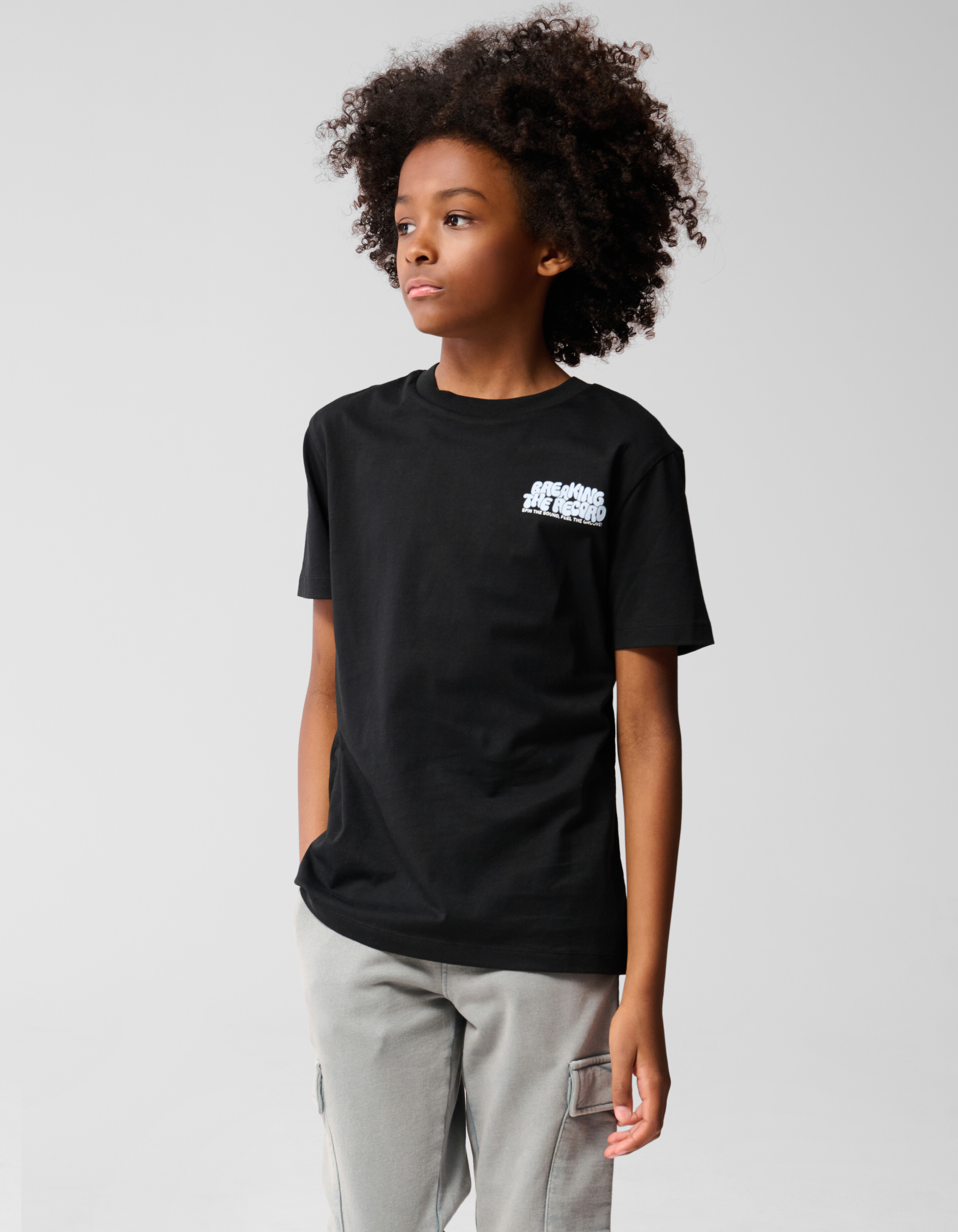 Breaking Artwork T-shirt Zwart SHOEBY BOYS