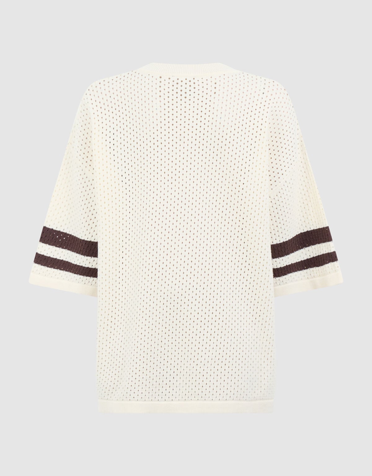 Sporty Mesh T-shirt Gebroken Wit SHOEBY BOYS