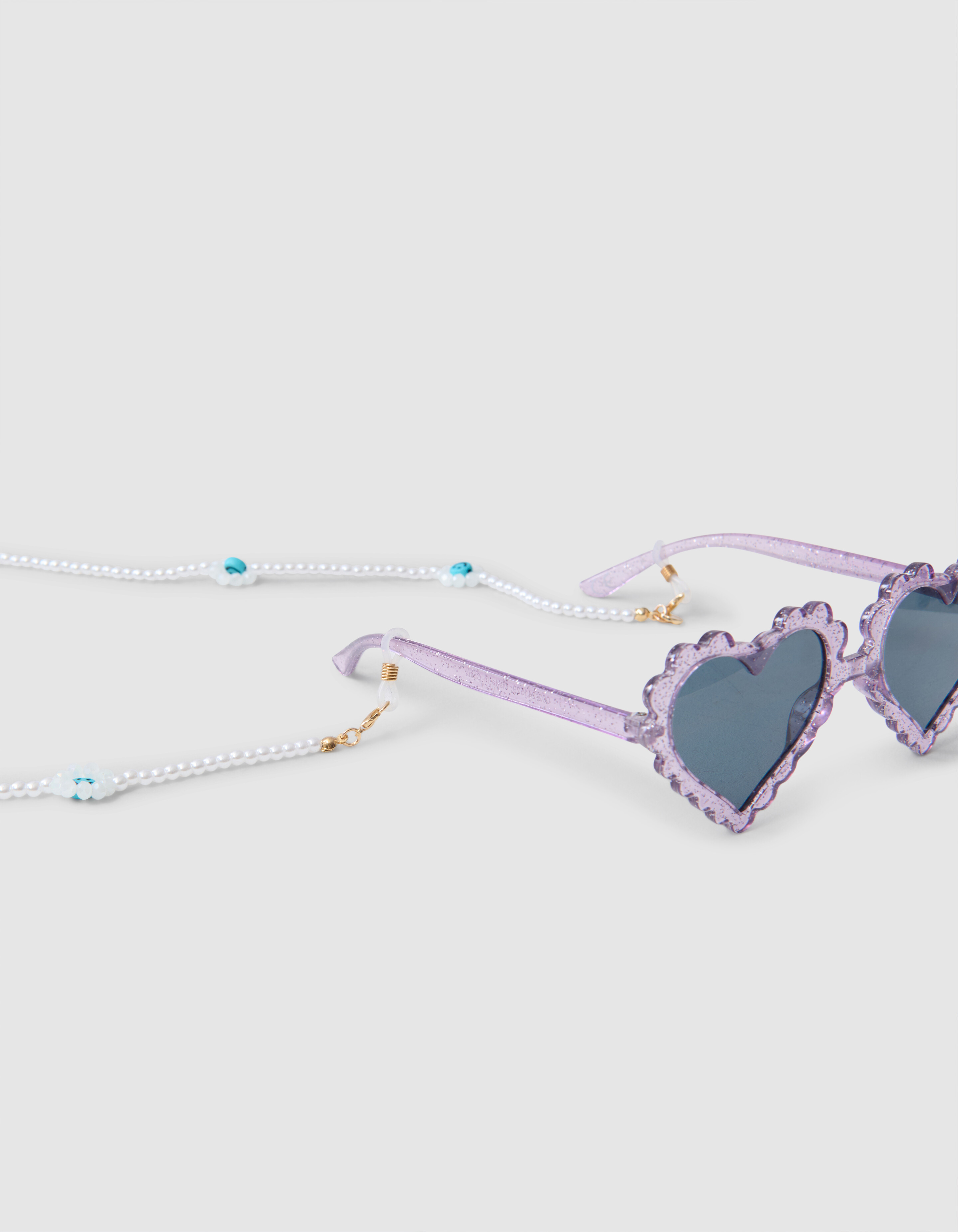 Smiley Zonnebril Koord Roze SHOEBY ACCESSOIRES