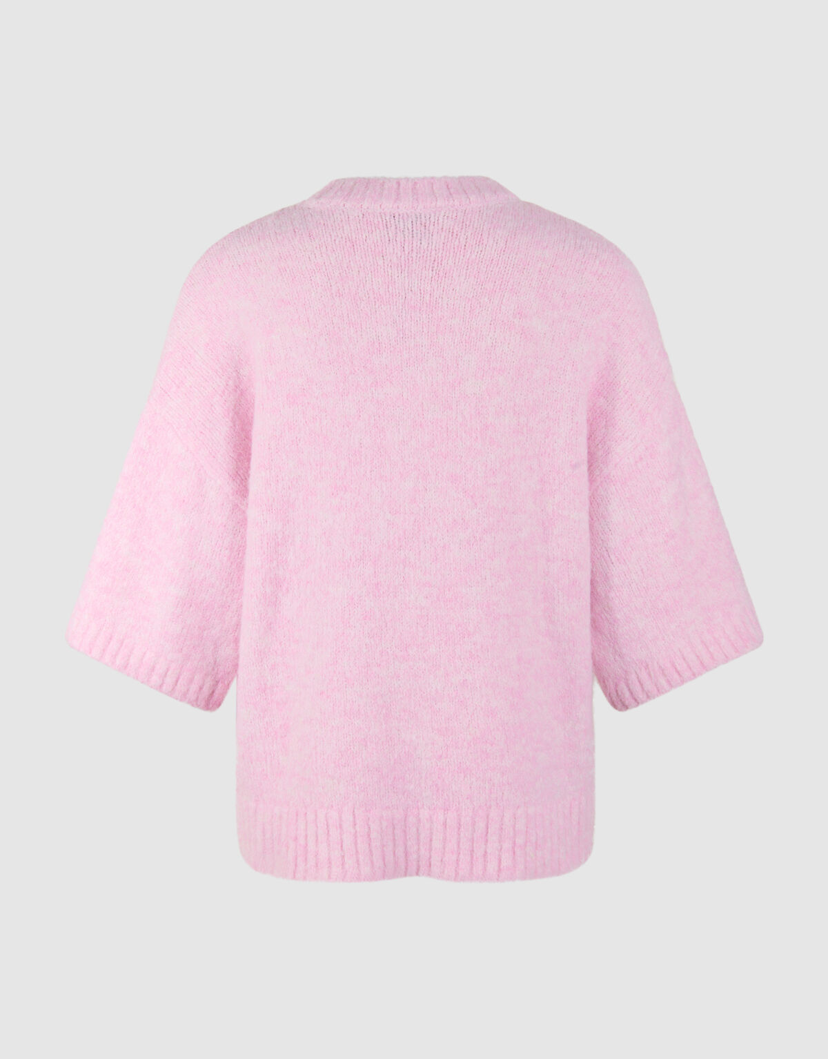 Hairy Short Sleeve Top Roze SHOEBY WOMEN