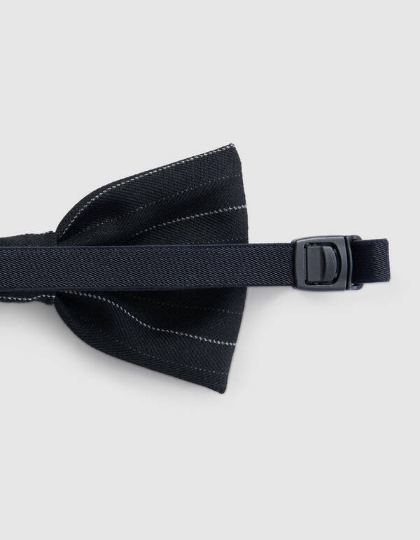 Pinstripe Vlinderstrtik Zwart SHOEBY ACCESSOIRES