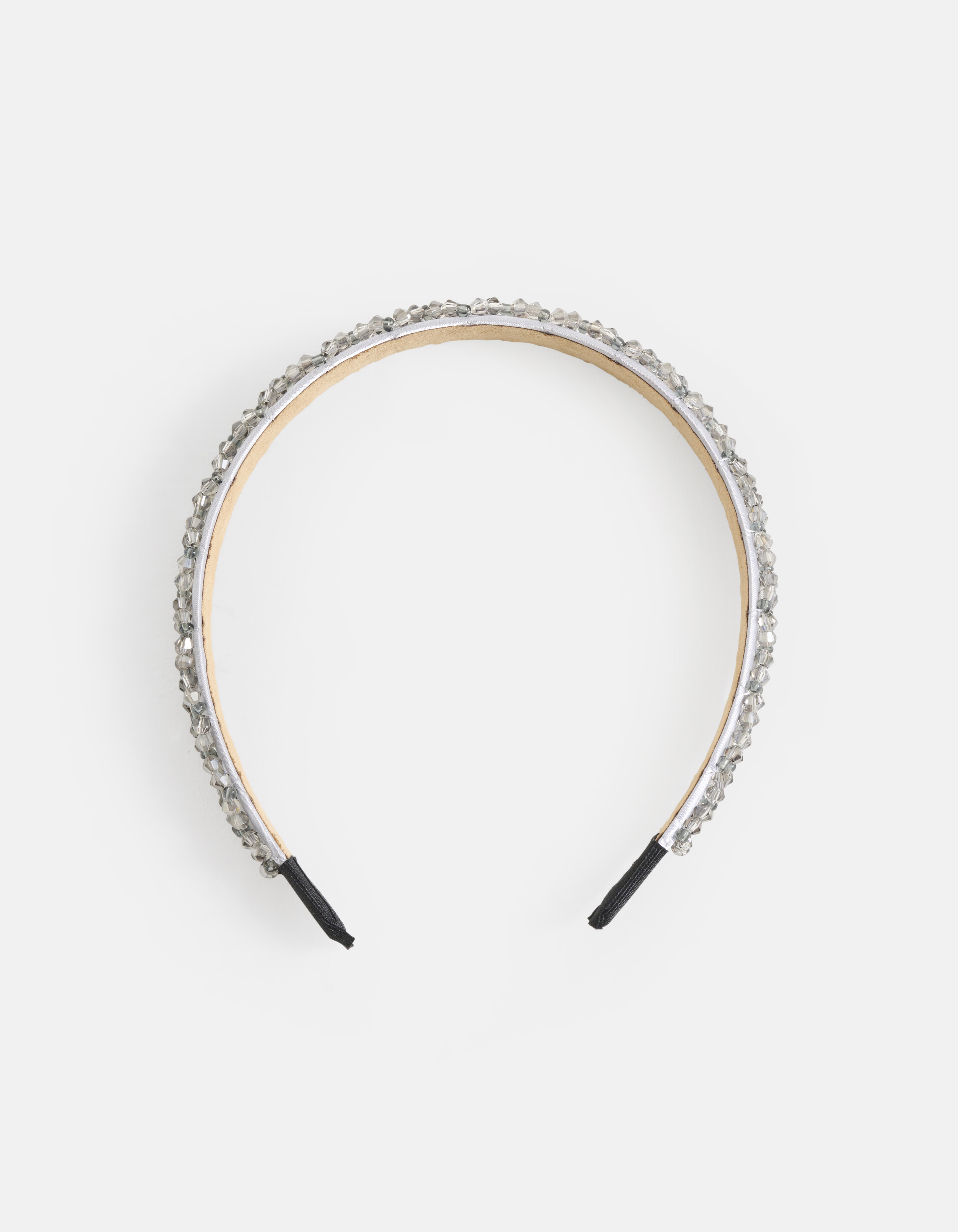 Beaded Haarband Zilver SHOEBY ACCESSOIRES