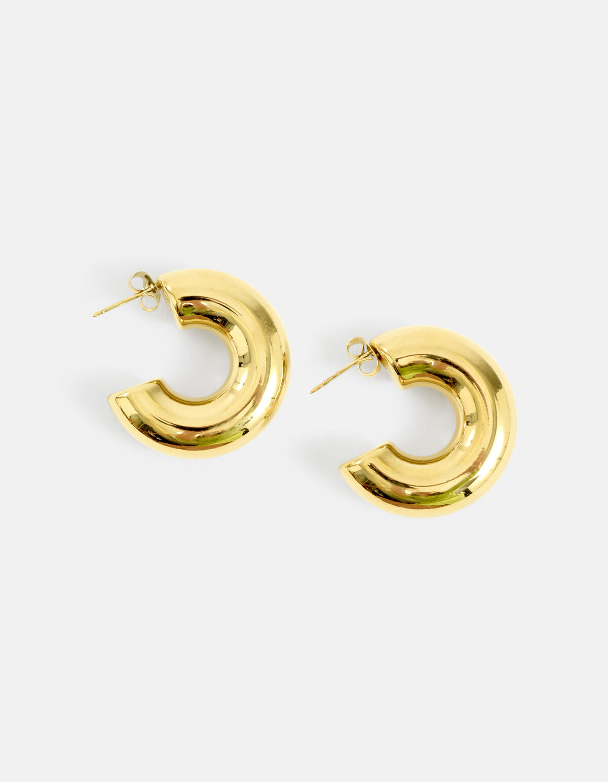 Bulky Hoop Oorbellen Goud SHOEBY ACCESSOIRES