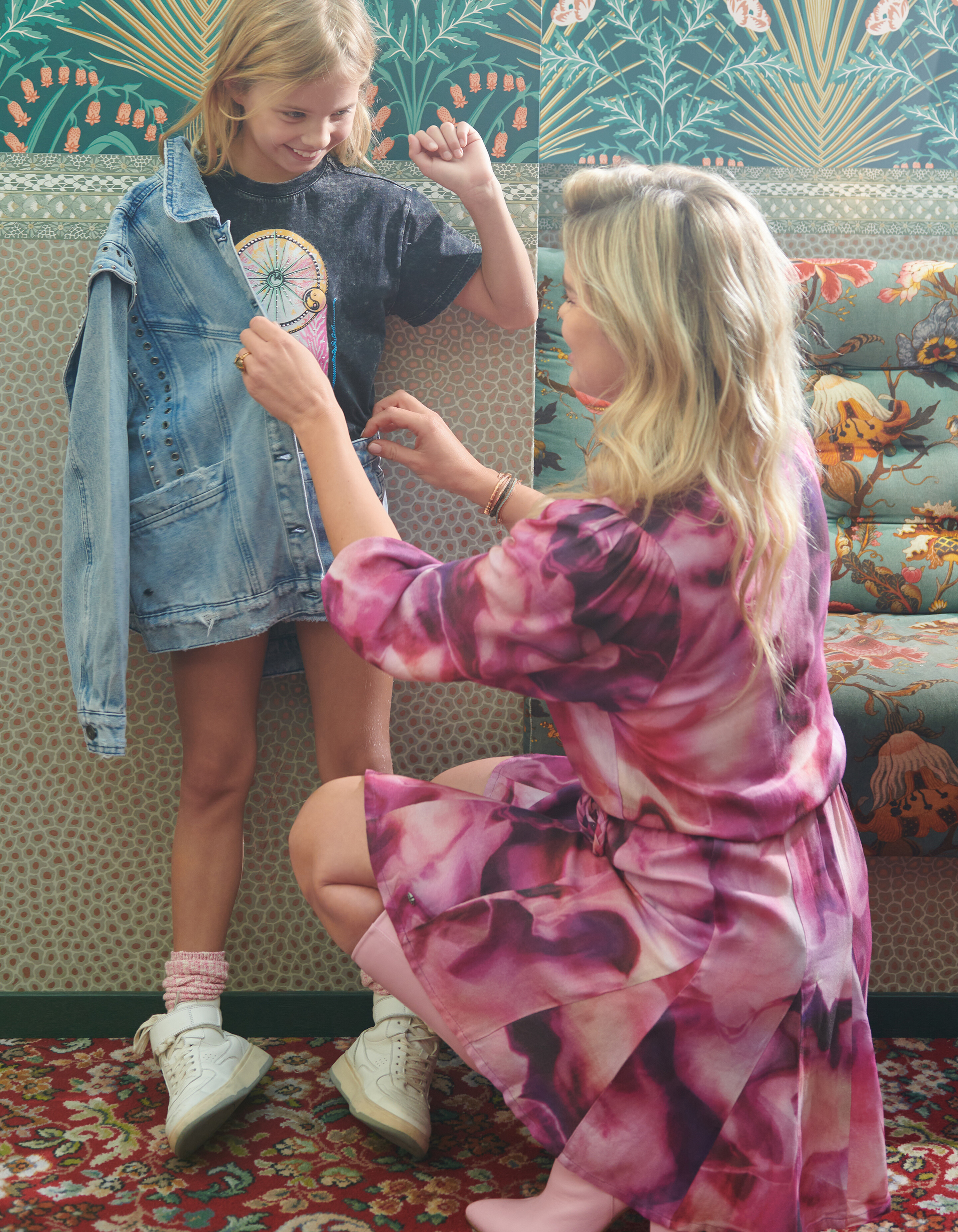 Destroyed Spijkerjack Blauw By Nicolette SHOEBY GIRLS