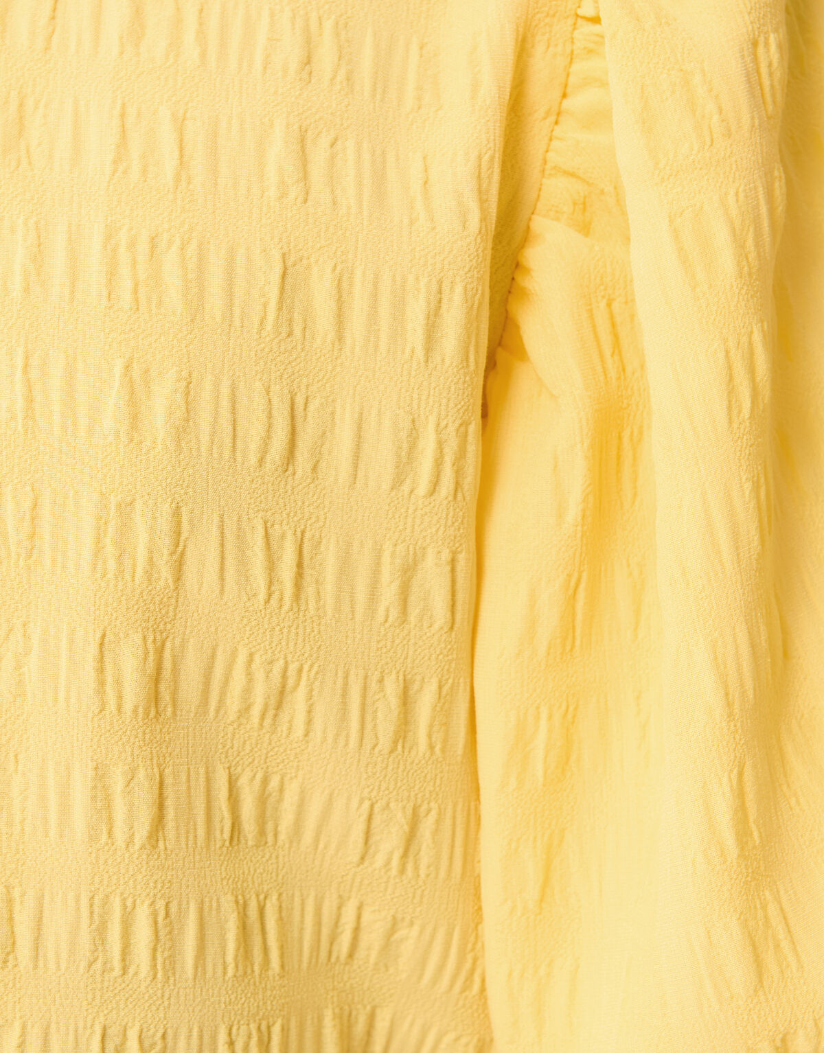 Crinkle Strik Top Lichtgeel SHOEBY GIRLS