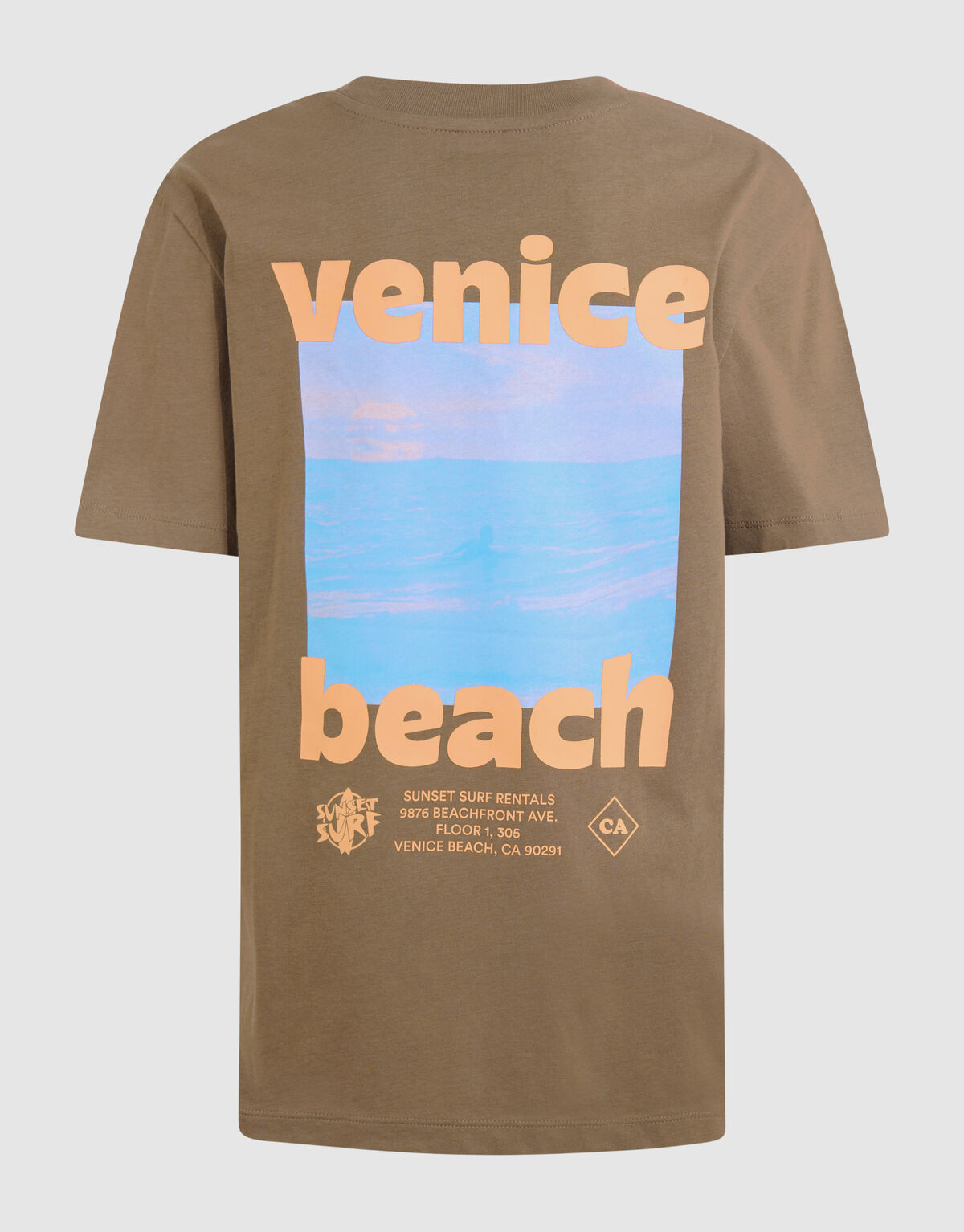 Venice Artwork T-shirt Bruin SHOEBY BOYS