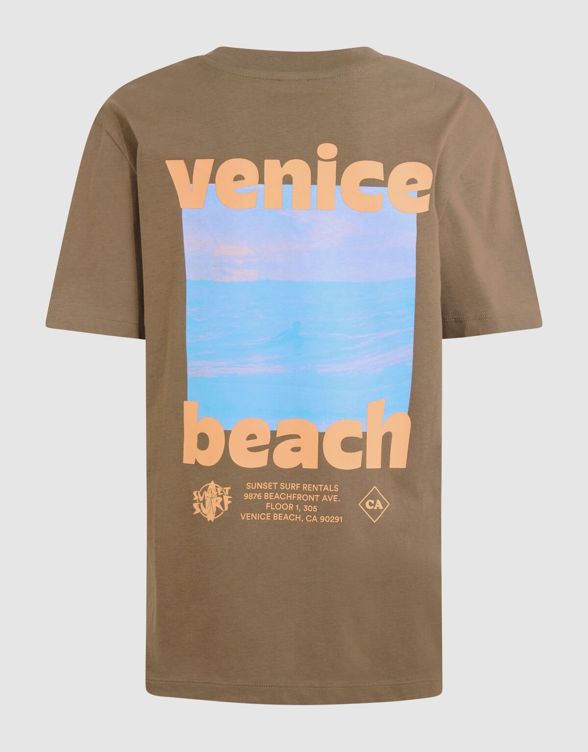 Venice Artwork T-shirt Bruin SHOEBY BOYS
