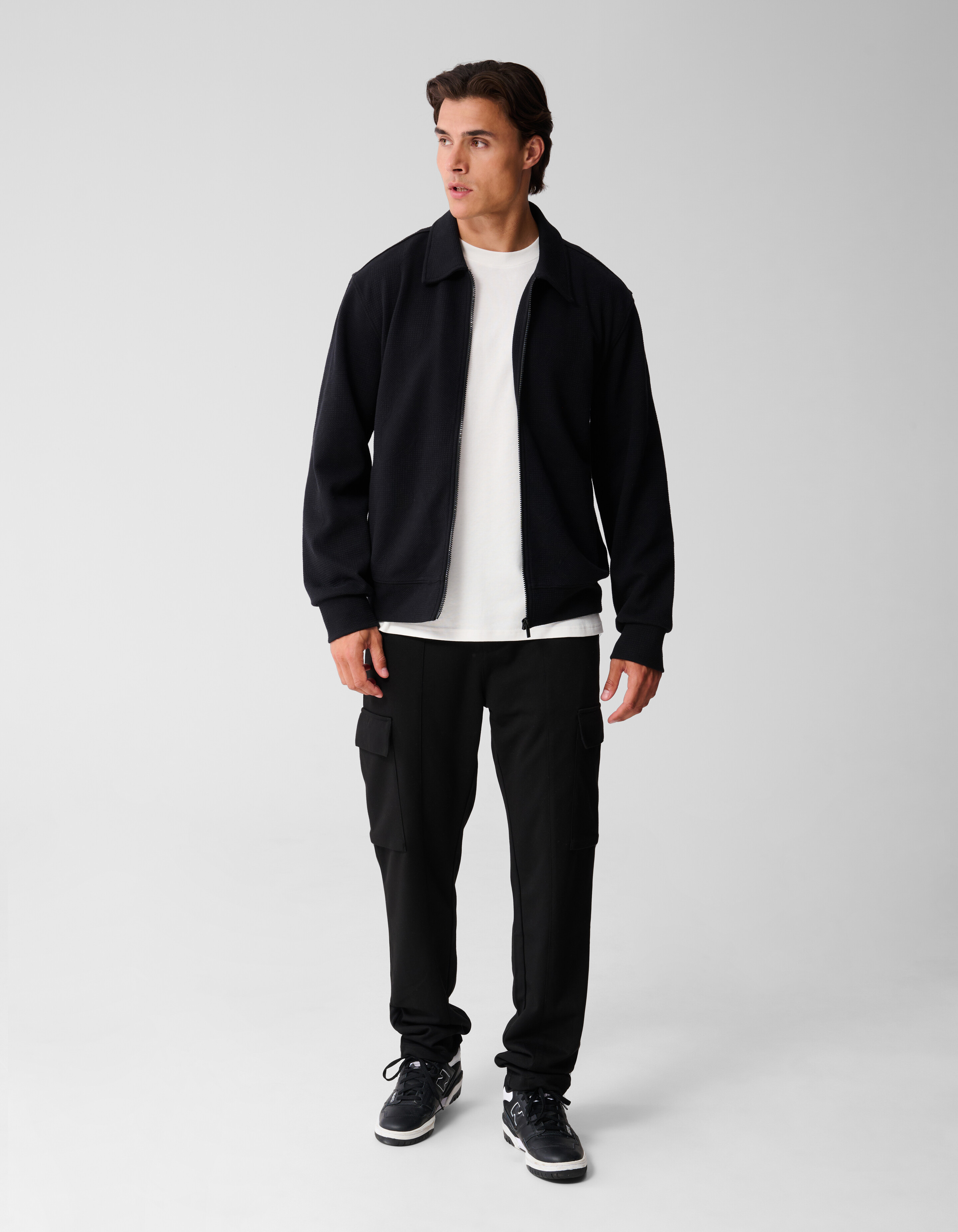 Sweat Bomber Jack Zwart SHOEBY MEN