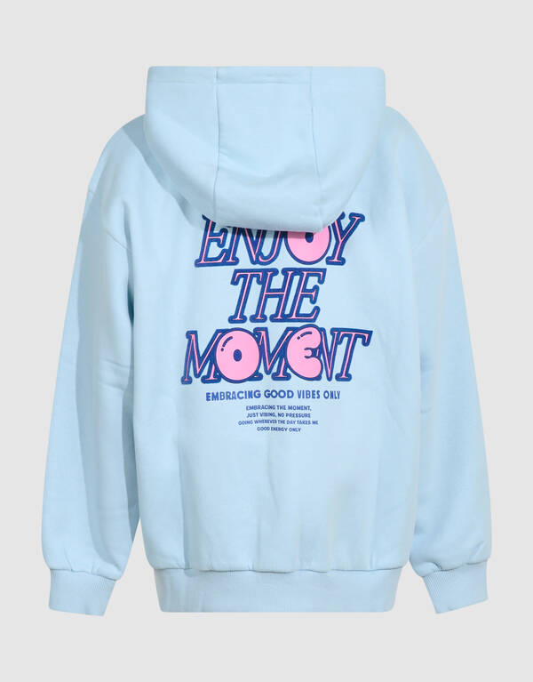 Relaxed Moment Hoodie Lichtblauw SHOEBY GIRLS