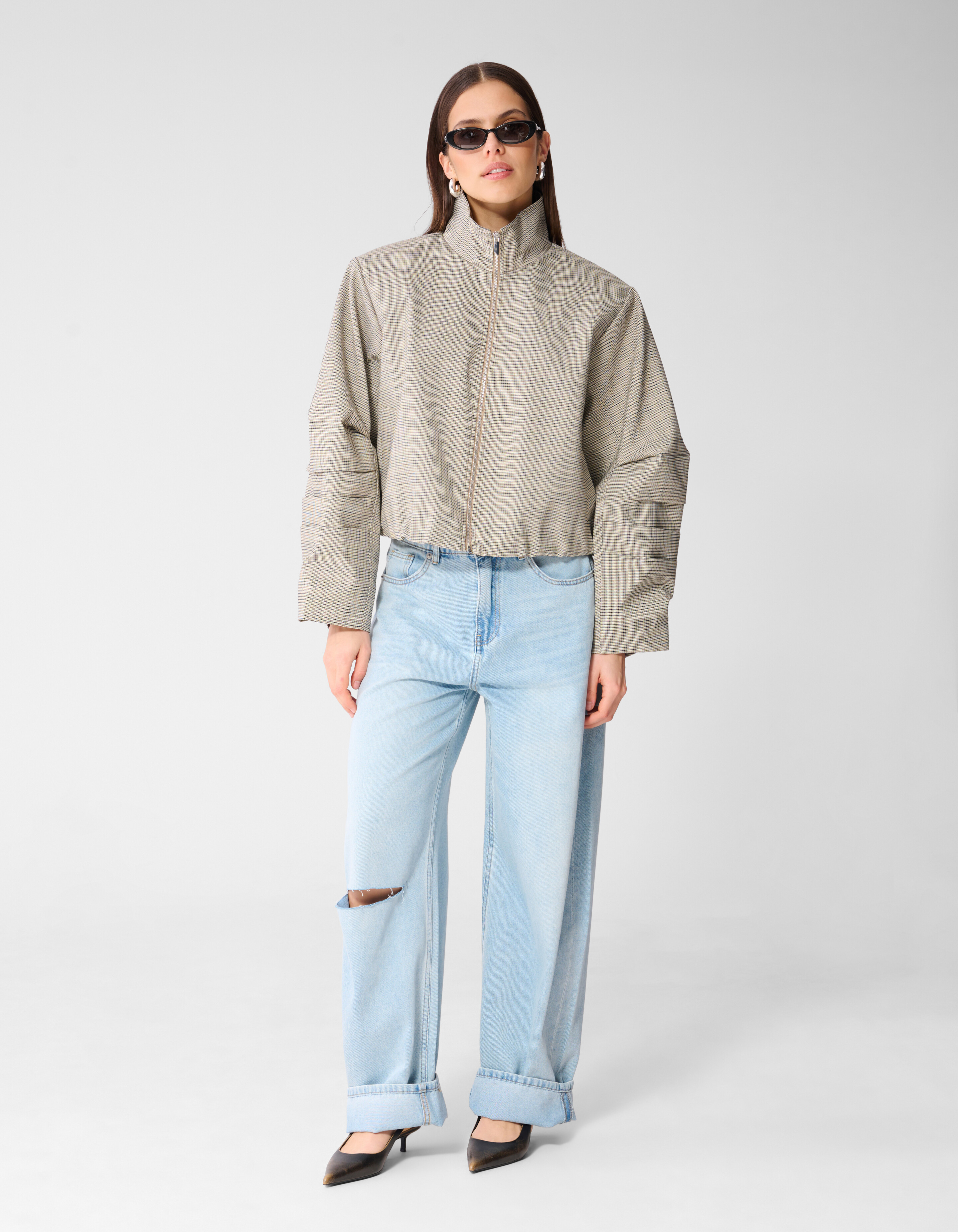 Oversized Ruiten Jack Lichtbruin By Monica SHOEBY WOMEN