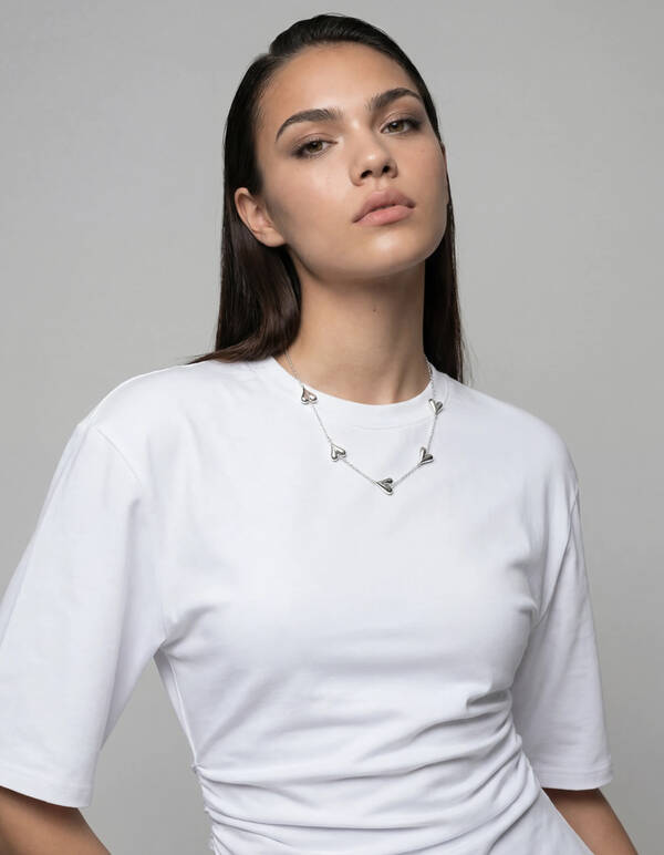 Heart Ketting Zilver SHOEBY ACCESSOIRES