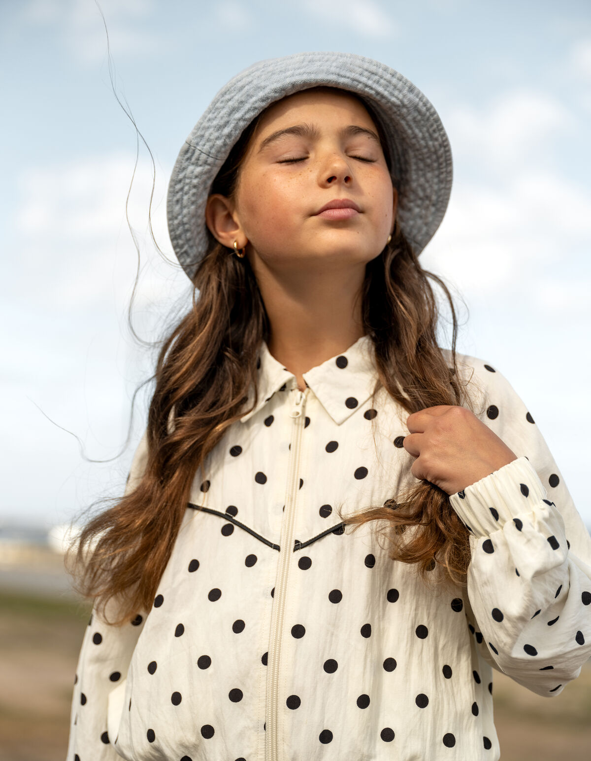 Polkadot Jack Gebroken Wit SHOEBY GIRLS