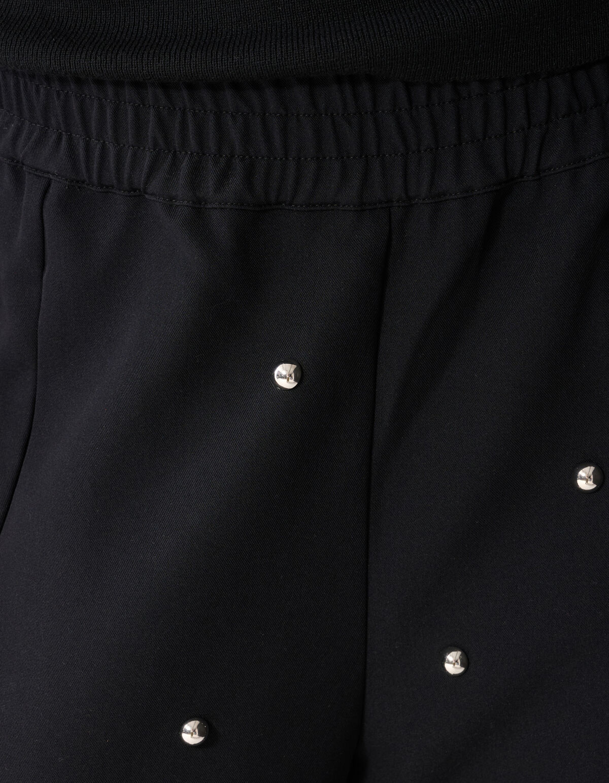 Studded Wide Leg Fit Broek Zwart SHOEBY WOMEN