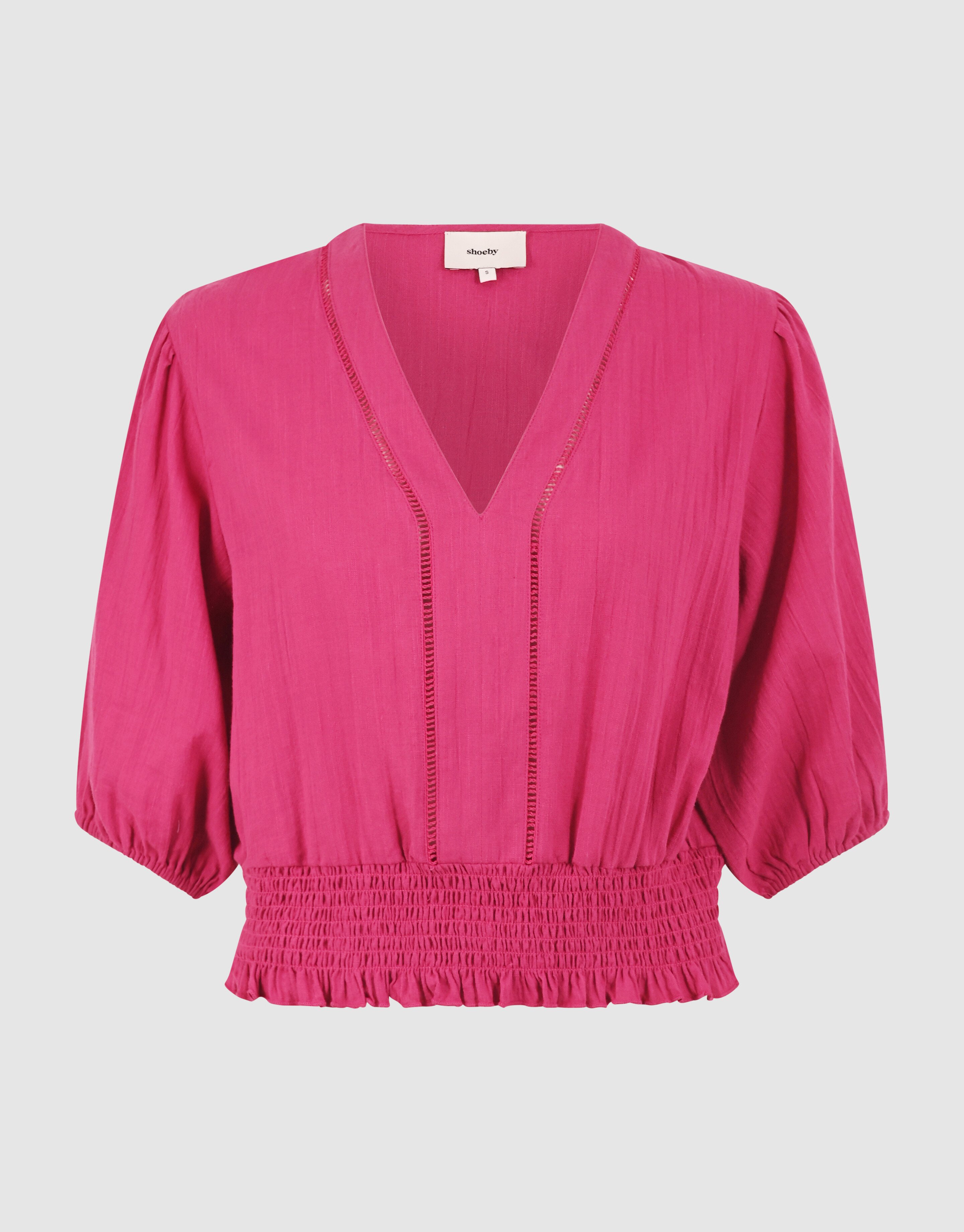 Tape Cropped Top Roze SHOEBY WOMEN