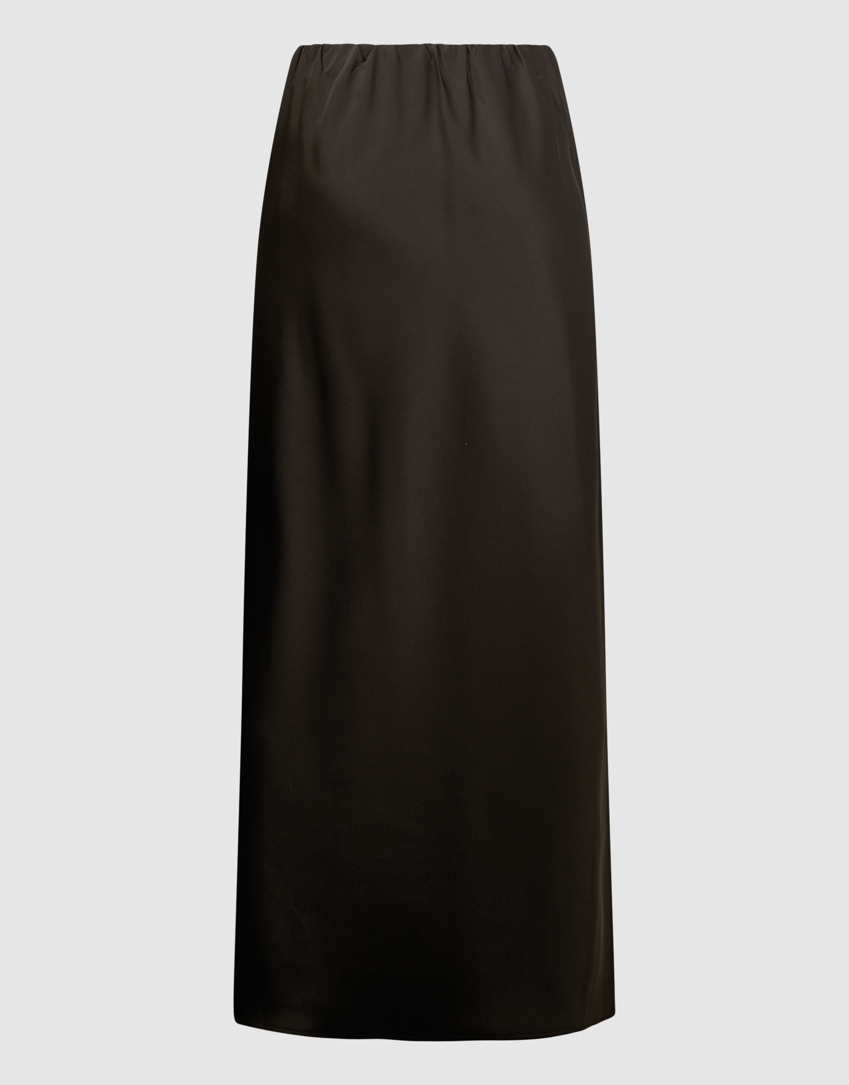Satijnen Maxi Rok Donkerbruin By Lonneke SHOEBY WOMEN