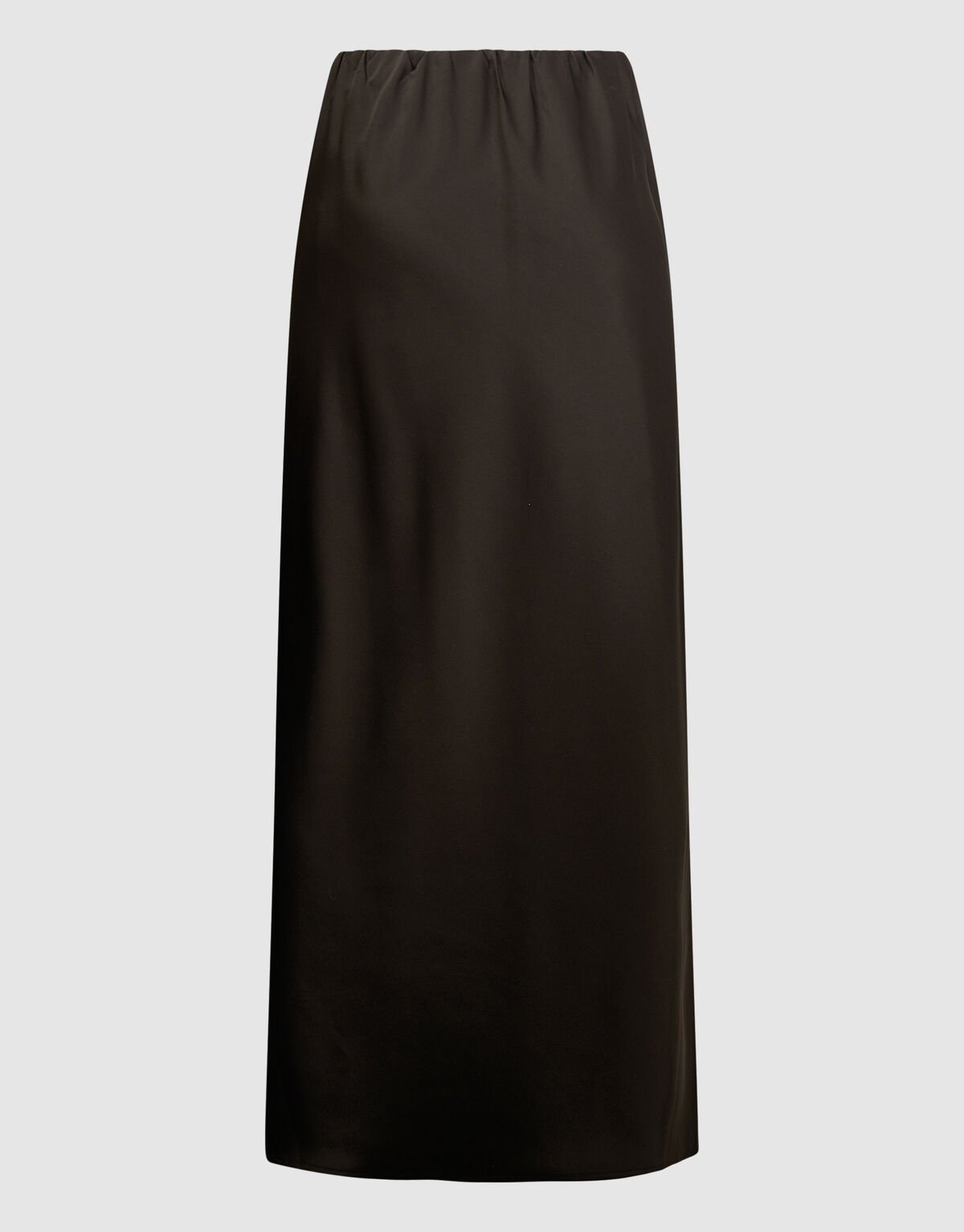 Satijnen Maxi Rok Donkerbruin By Lonneke SHOEBY WOMEN