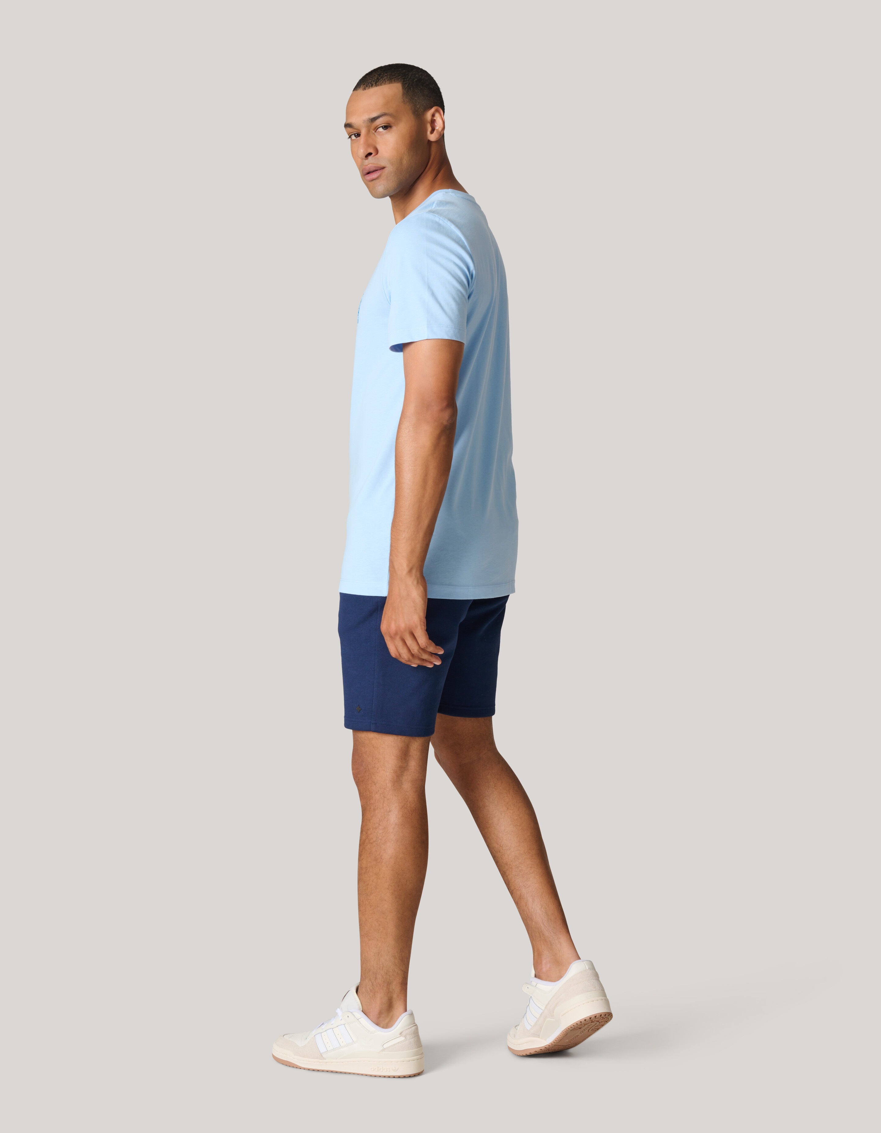 Artwork T-shirt Lichtblauw SHOEBY MEN
