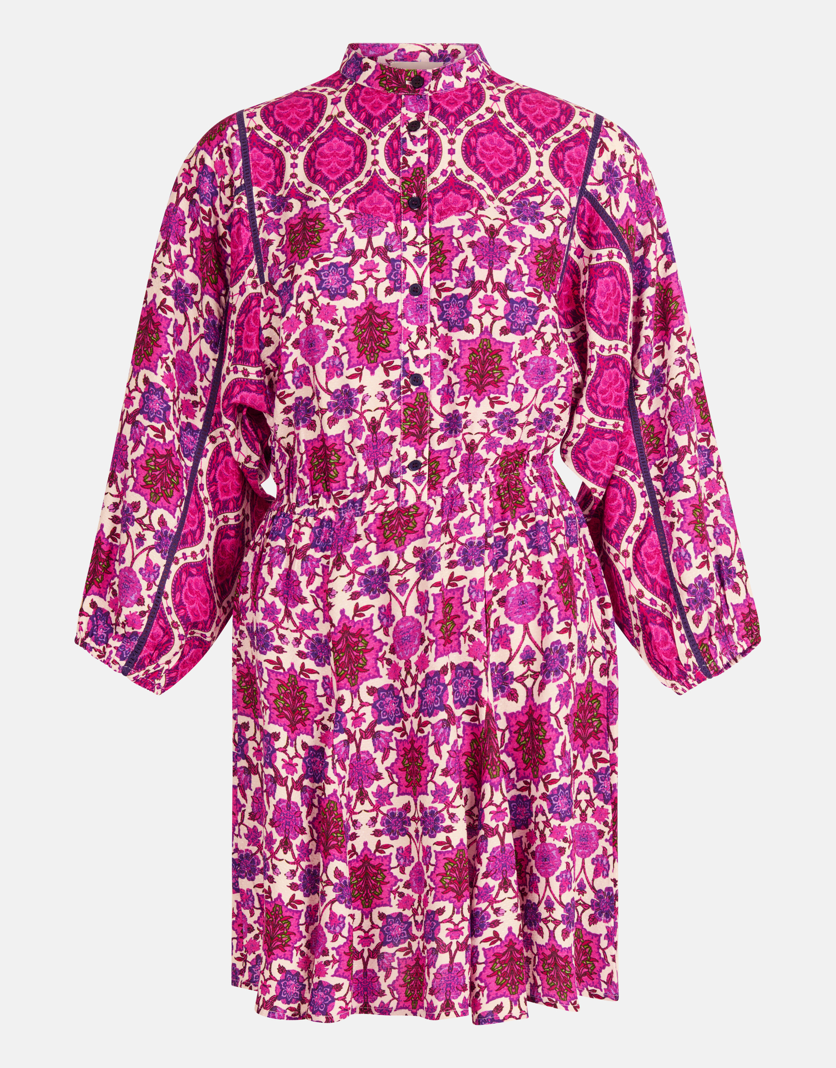 Grafische Print Jurk Paars SHOEBY WOMEN