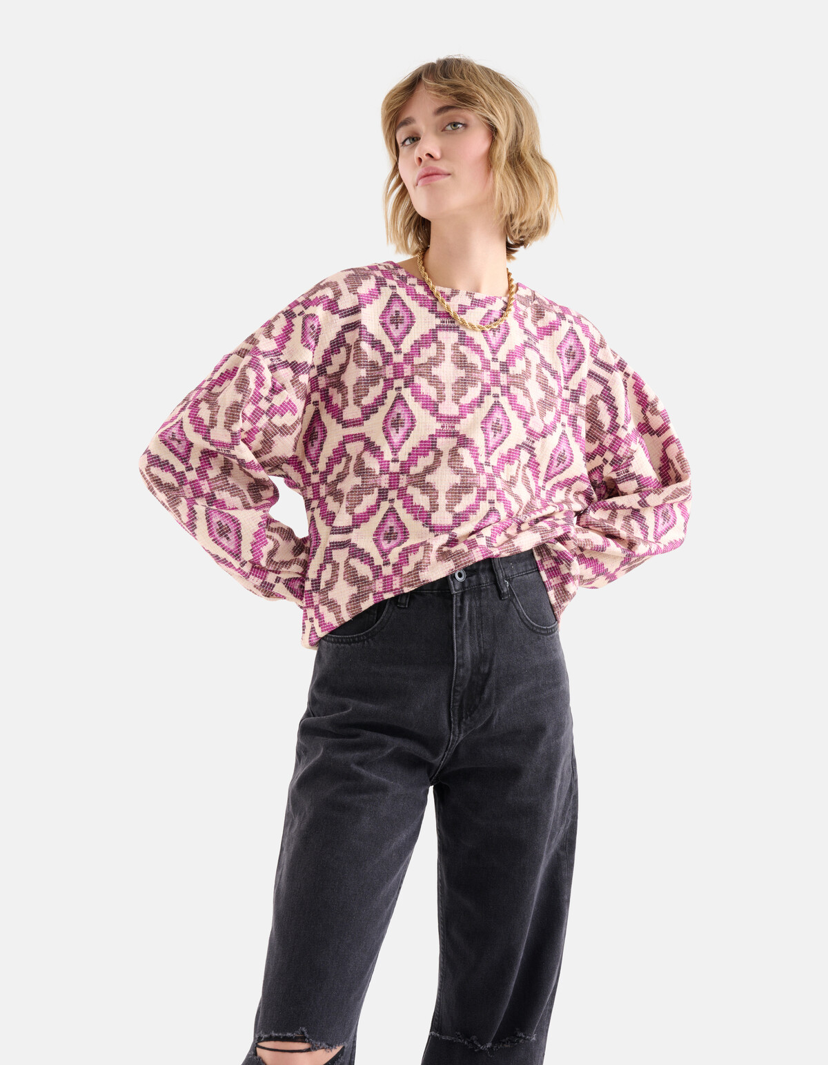 Coco Ikat Pullover SHOEBY WOMEN