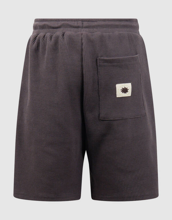 Waffle Structuur Short Donkergrijs SHOEBY BOYS